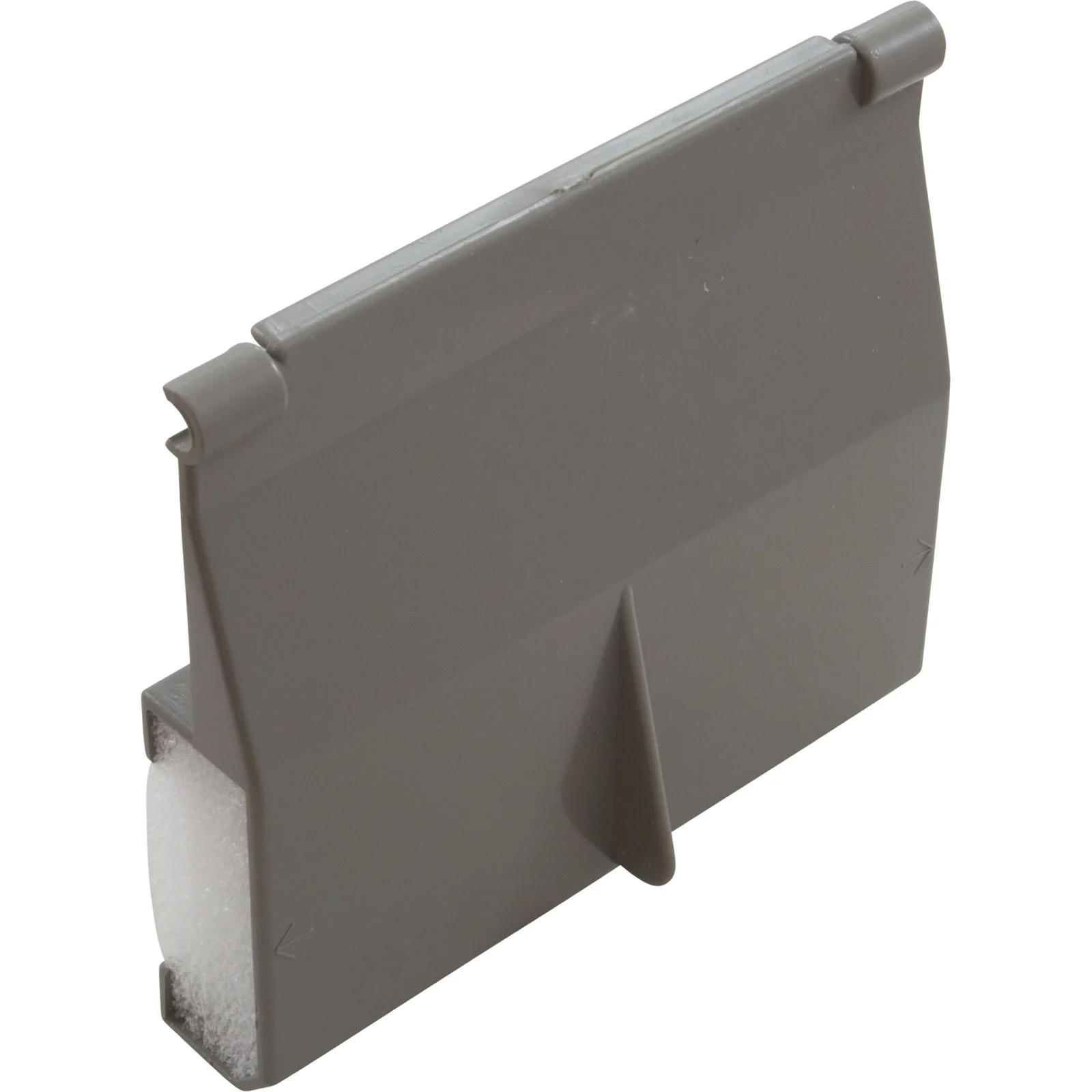 Waterway Square Spa Skimmer Weir Door w/Foam, Gray | 550-4057