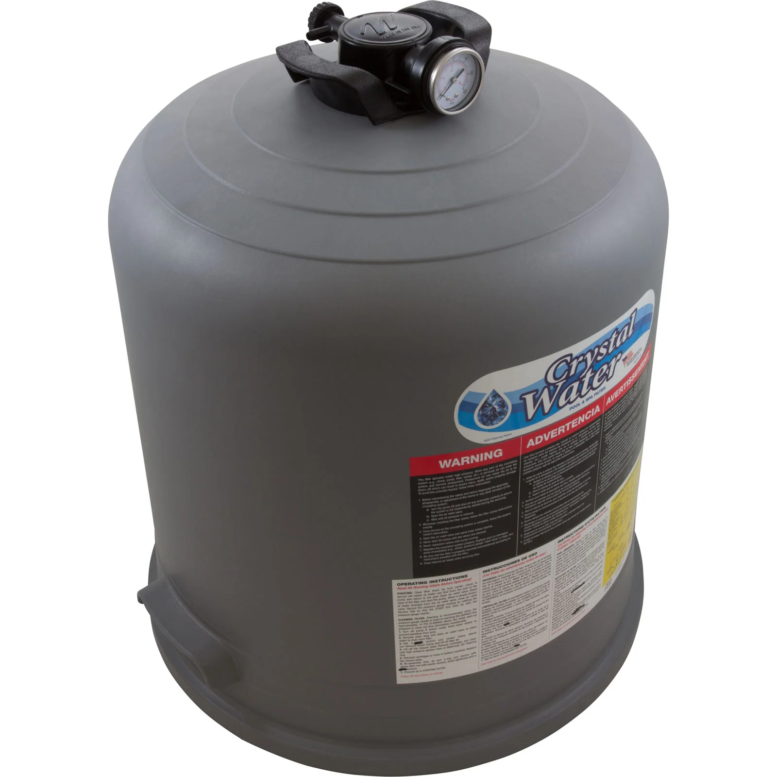 Waterway 525 Lid W/Labels