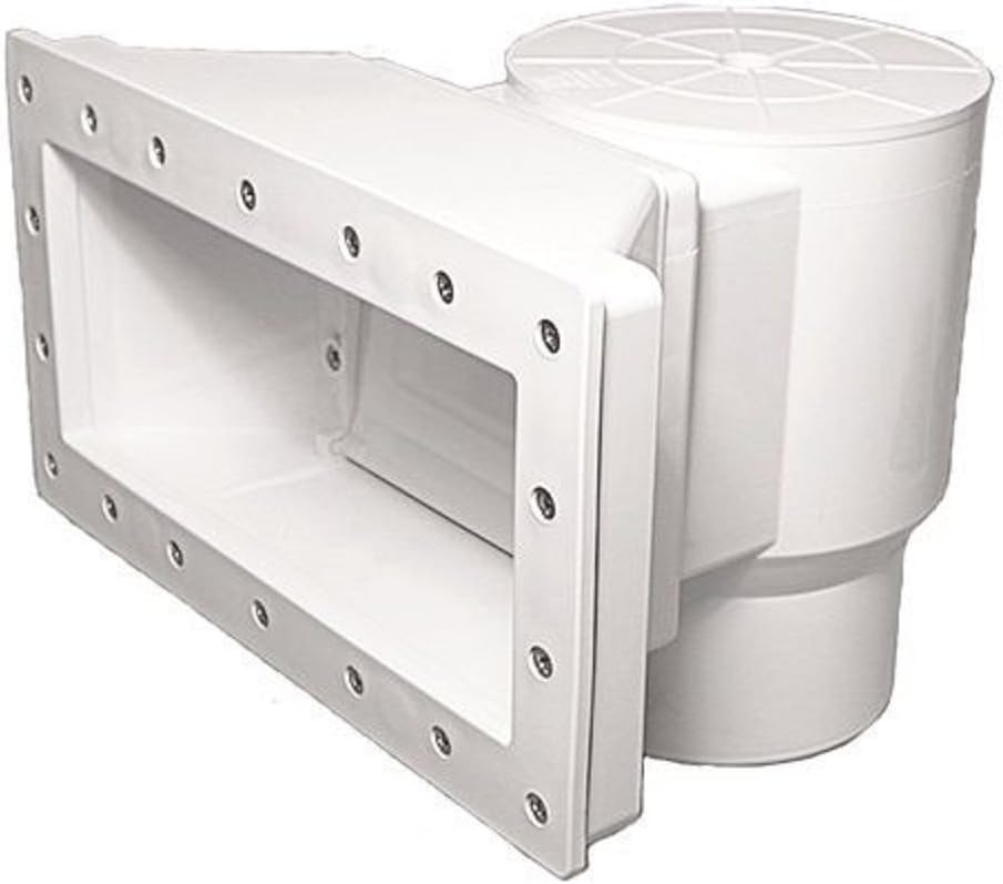 Waterway Flo-Pro II Wide Mouth Skimmer, Short Throat with Return, White, Aboveground 560-C3C60L - product image