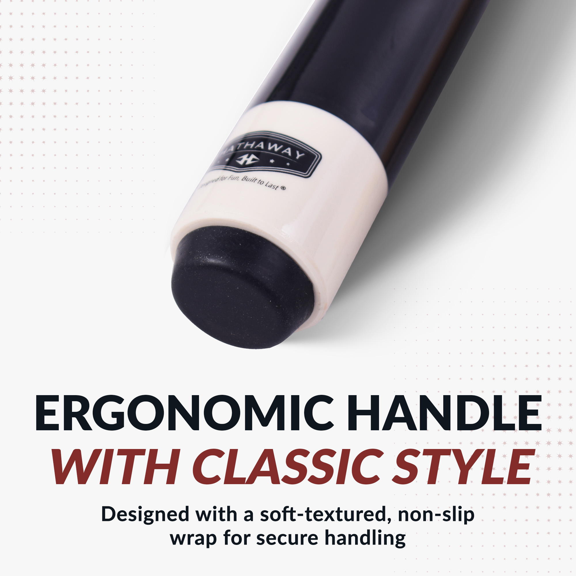 Conquest 58-in Cue Stick and Case Set - Maple Wood - Black | BG50391 image 4