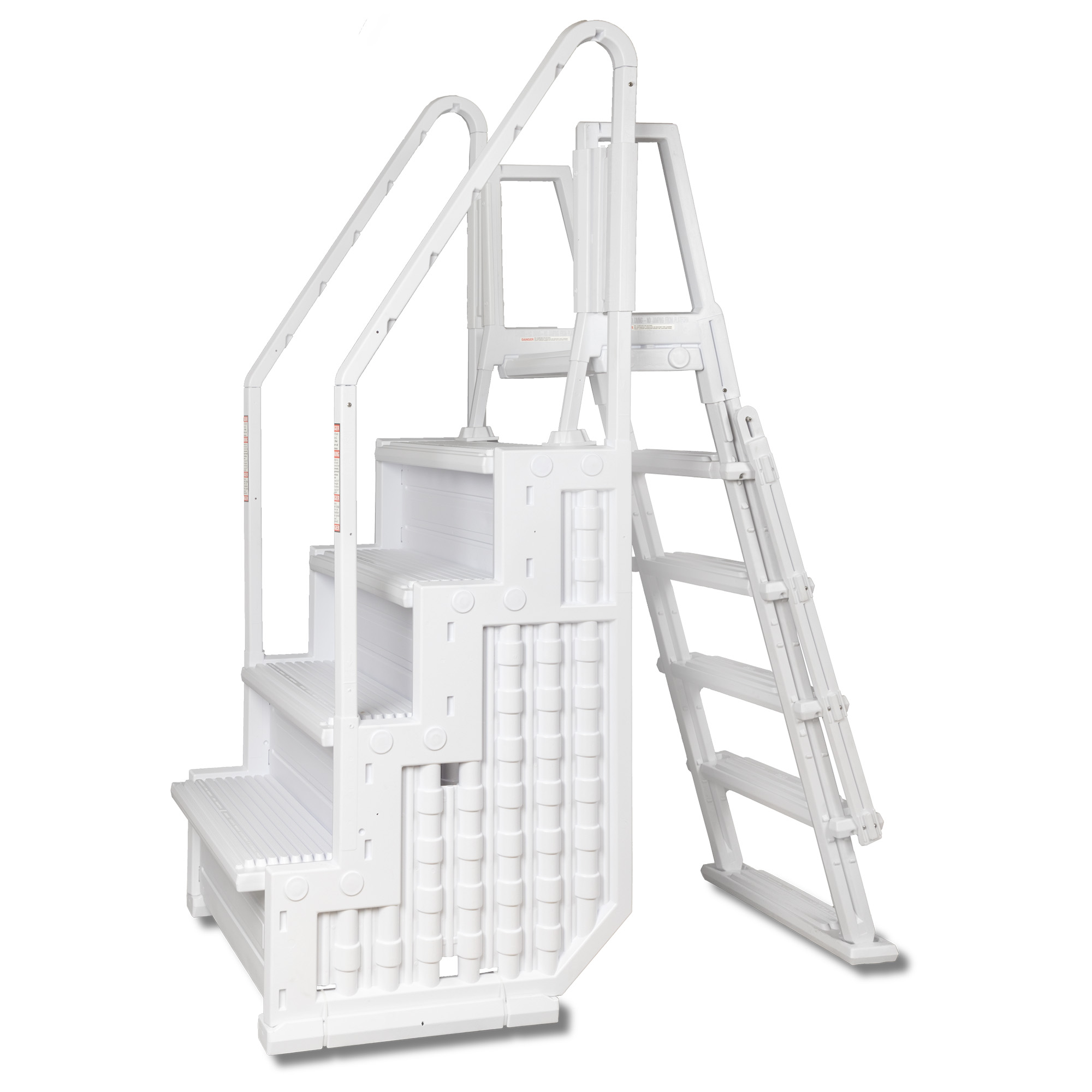 Easy Pool Step With Outside Ladder for Above Ground Pools | NE126 - product image