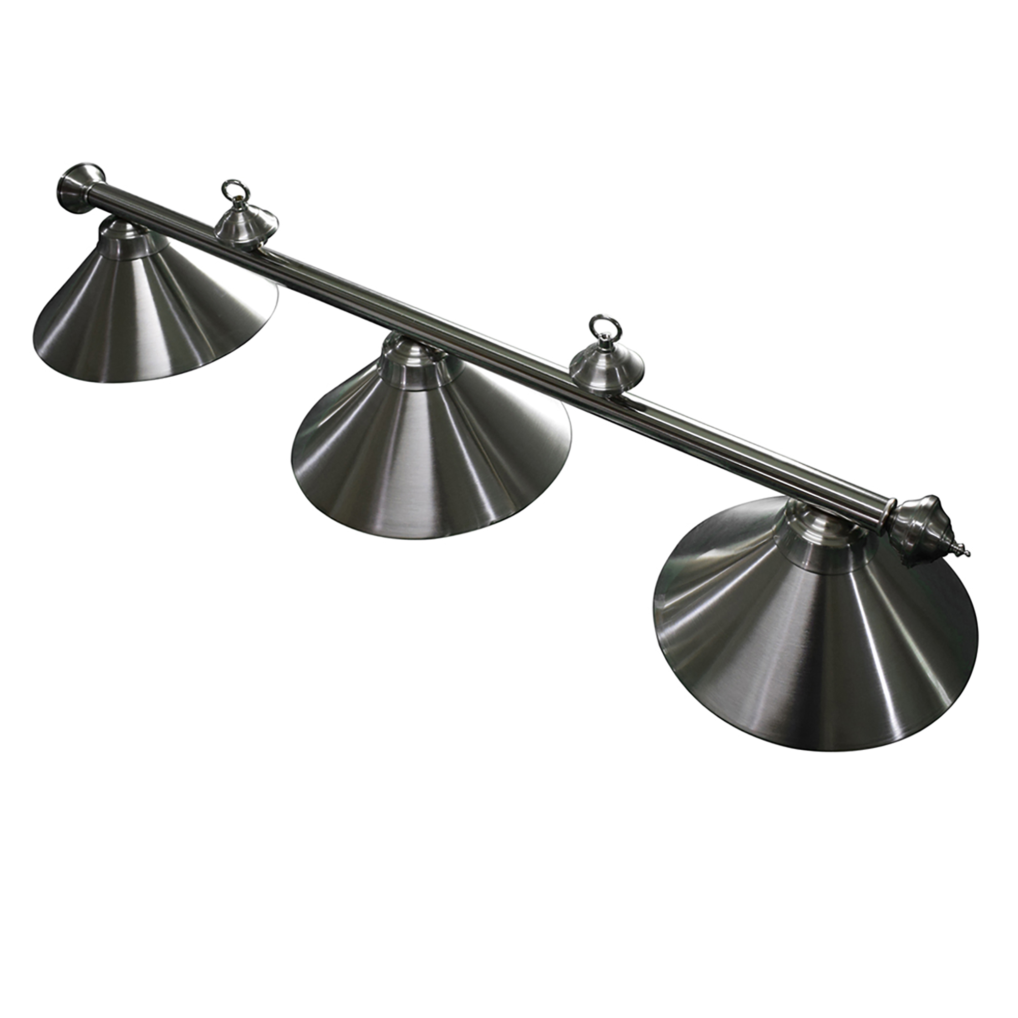 3 Shade Billiard Light - Soft Brushed Stainless Steel | BG2577 - product image