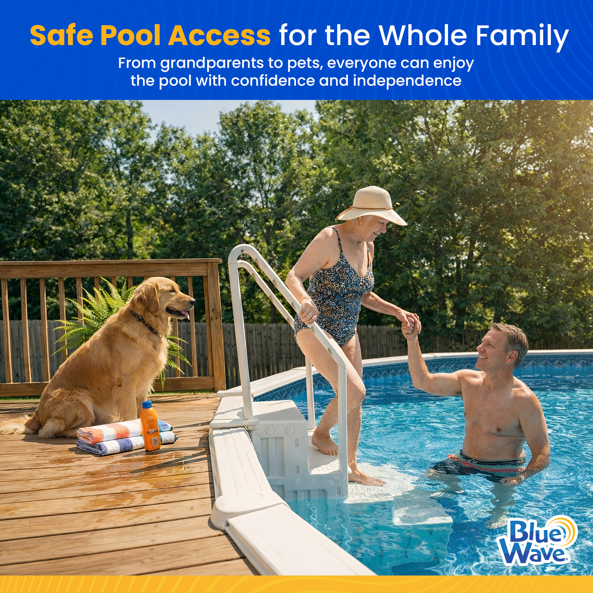 Easy Pool Step for Above Ground Pools | NE113 image 4