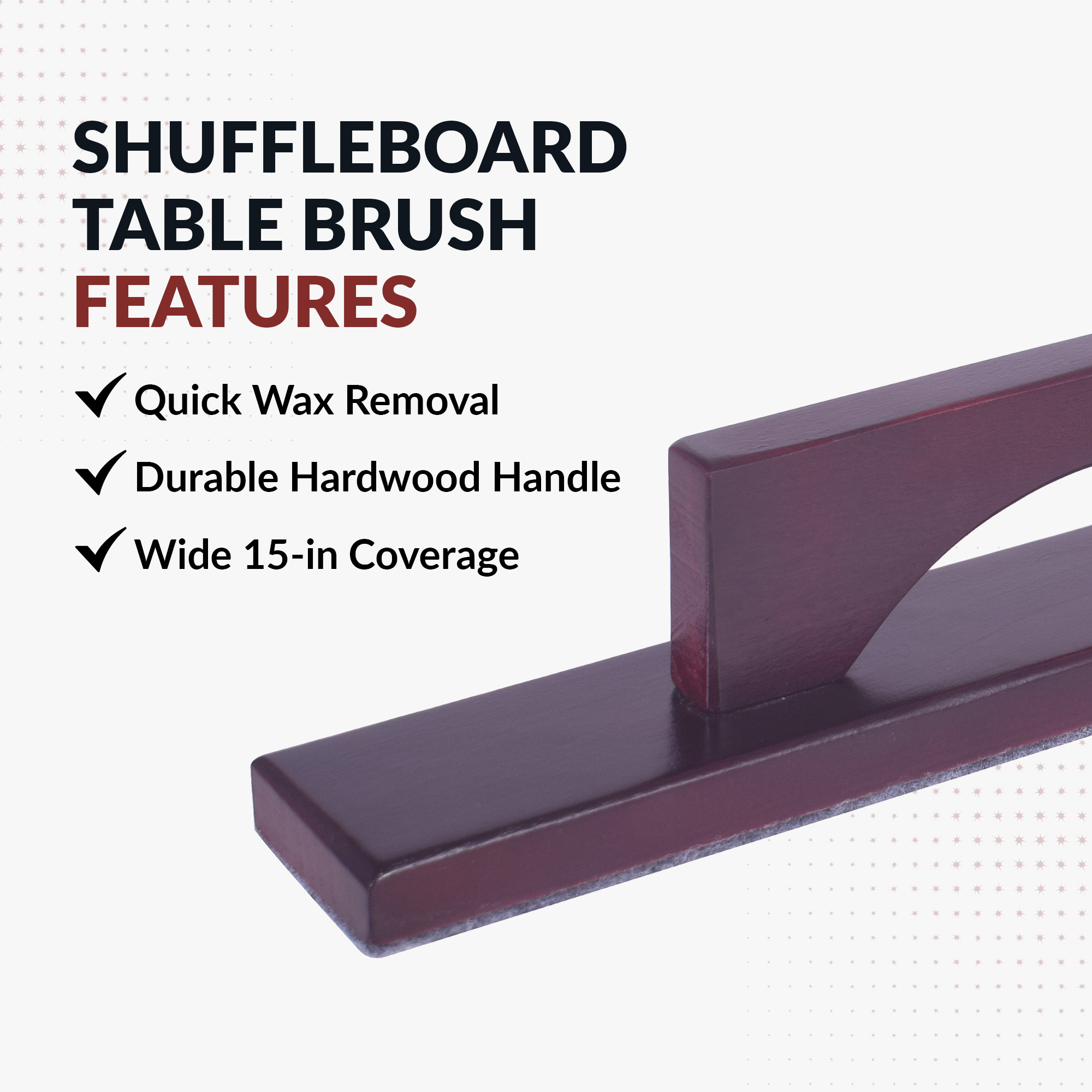 Shuffleboard Table Brush | BG1222 image 4