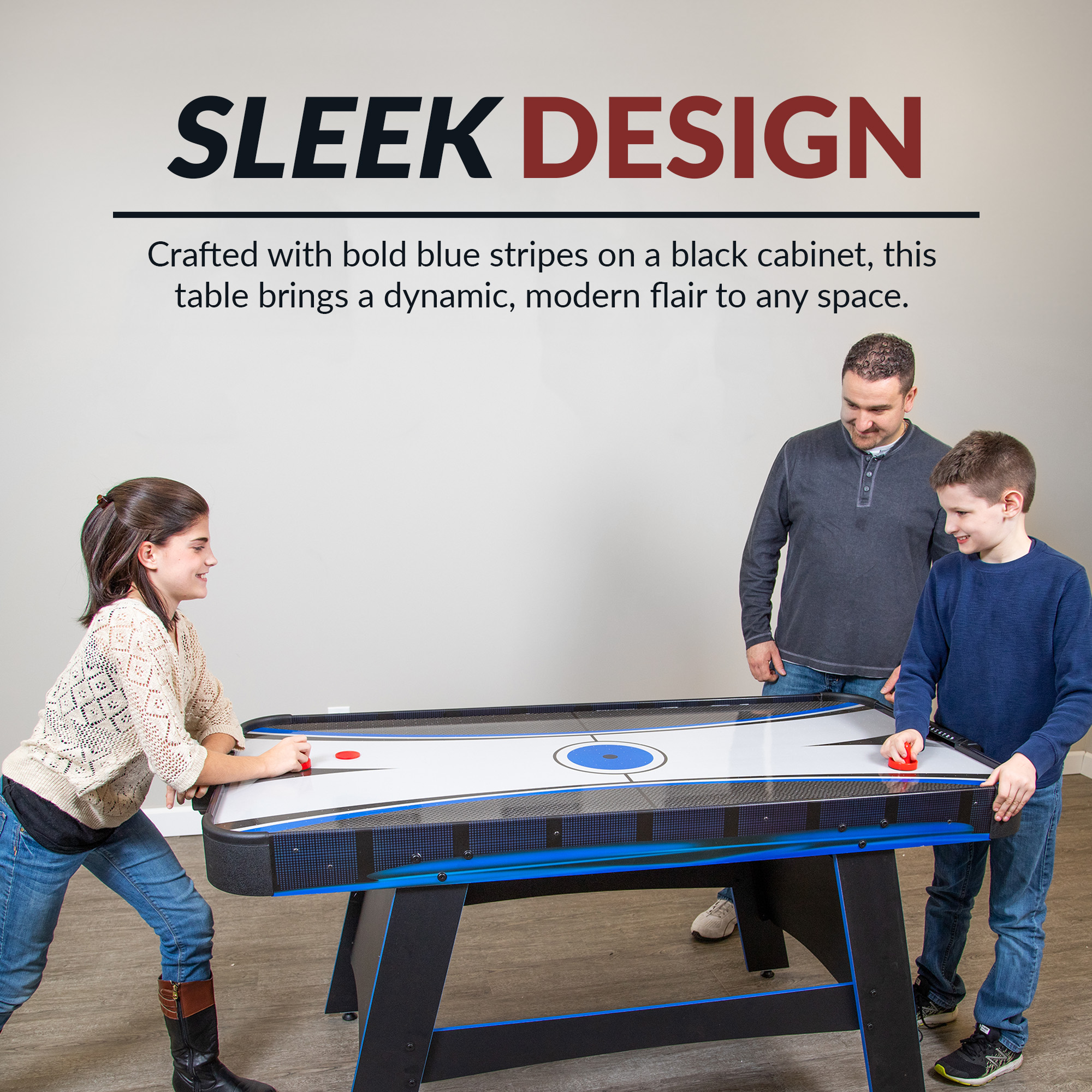 Bandit 60-in Air Hockey Table with Table Tennis Top | BG50290 image 8