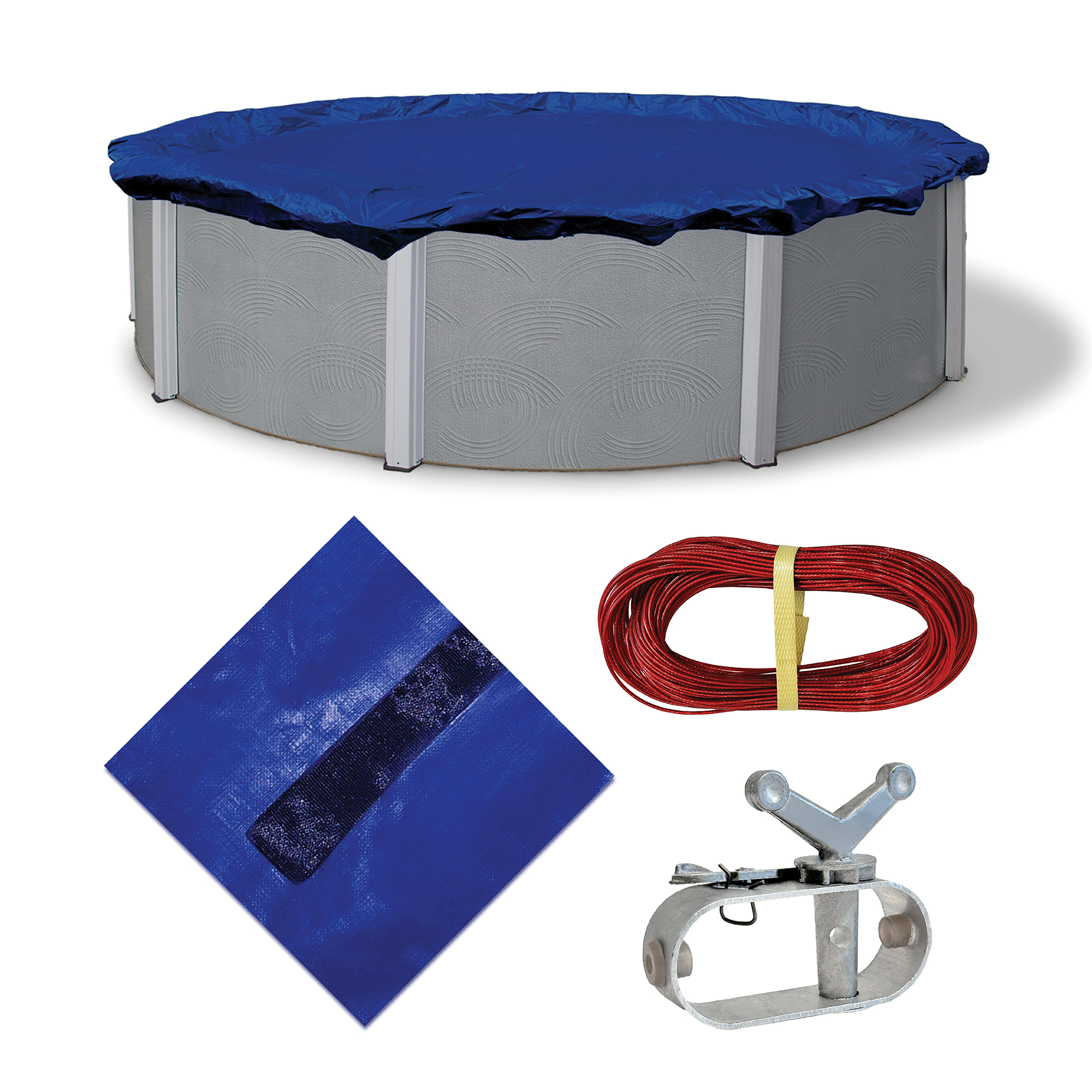 15-Year 12-ft Round Above Ground Pool Winter Cover | WC900-4