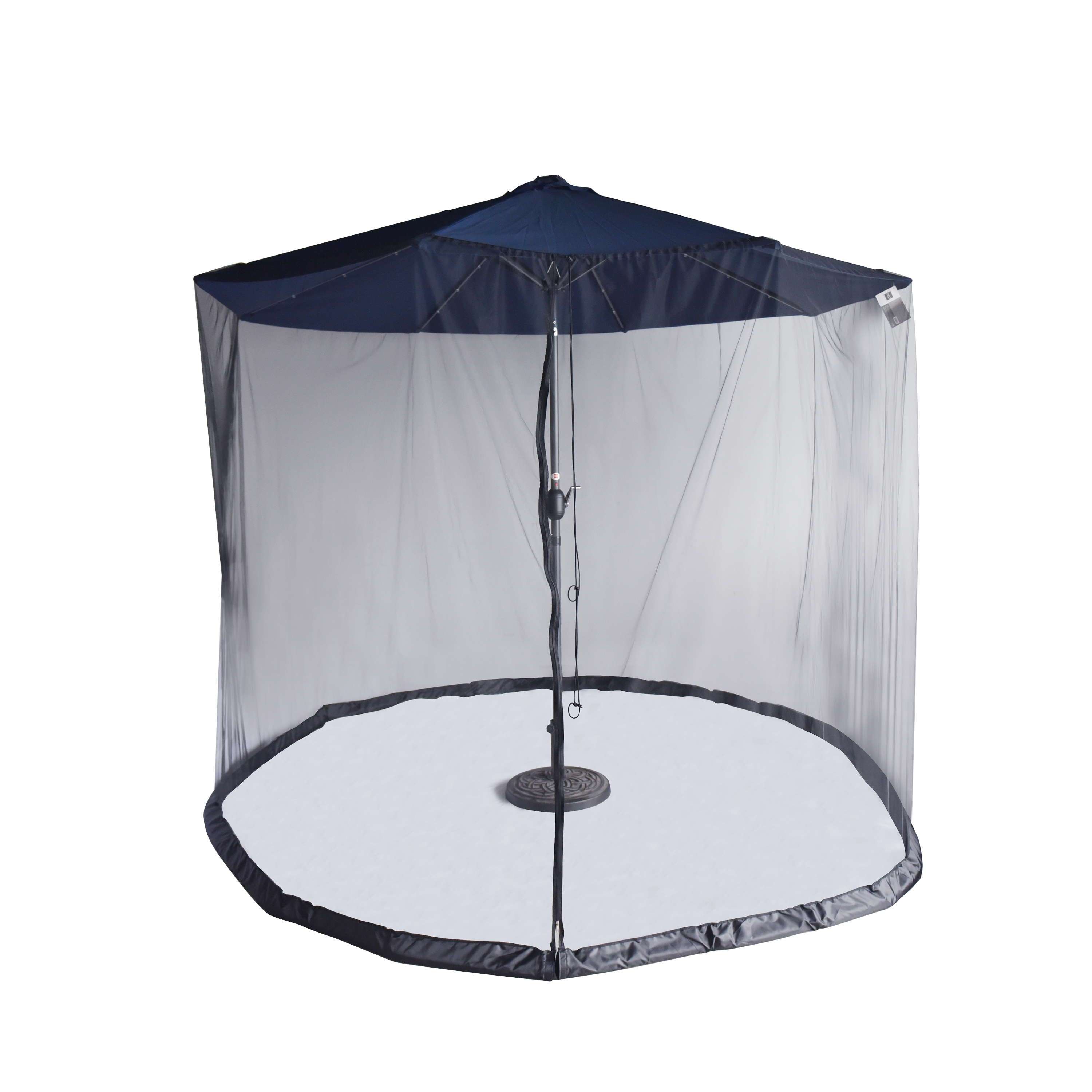 Insect Repellant All-Weather Outdoor Umbrella Bug Screen - Black | NU6893