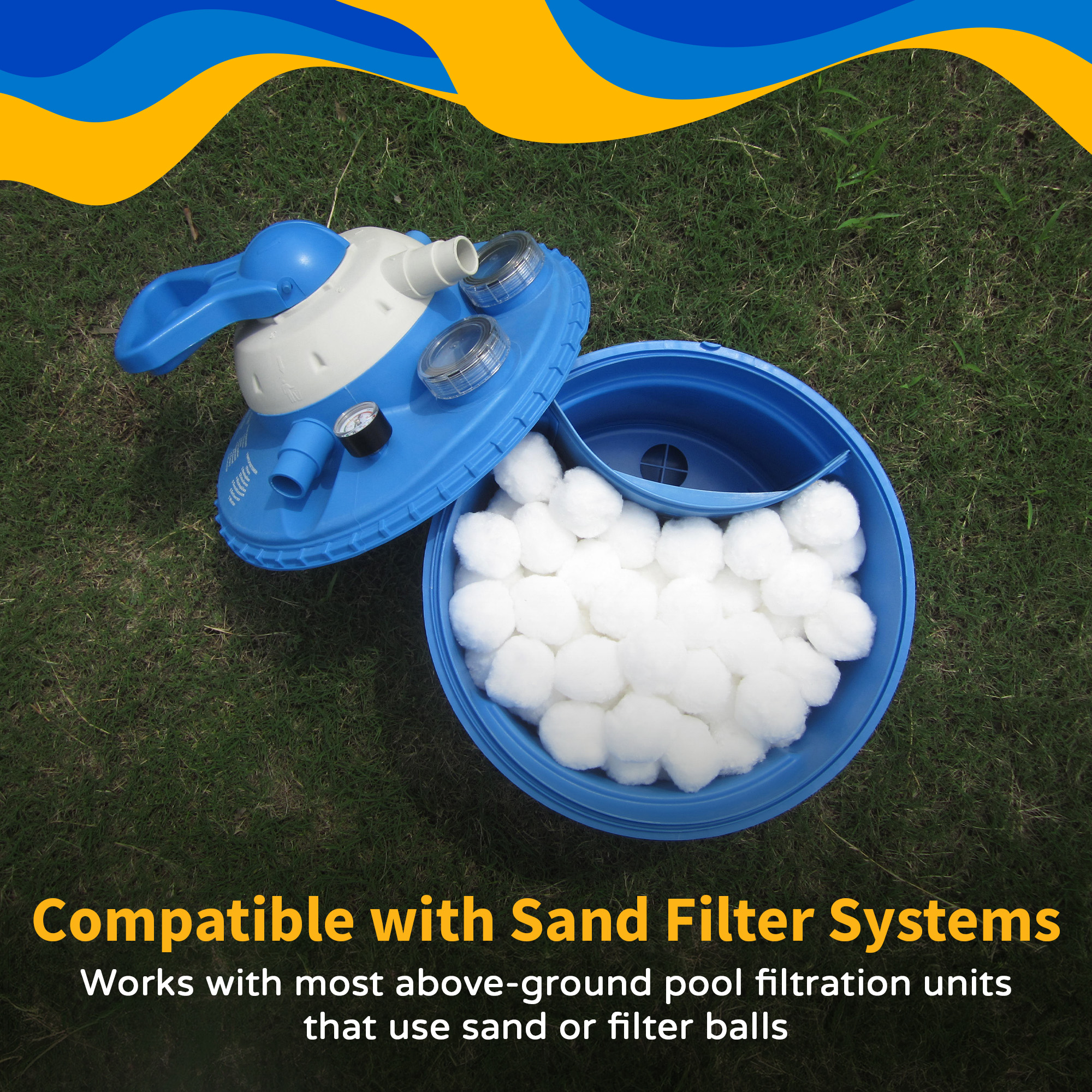 FlowXtreme® CottonTails® Filter Media 0.75-lbs (Replaces 25-lbs Sand) | NE4511 image 8