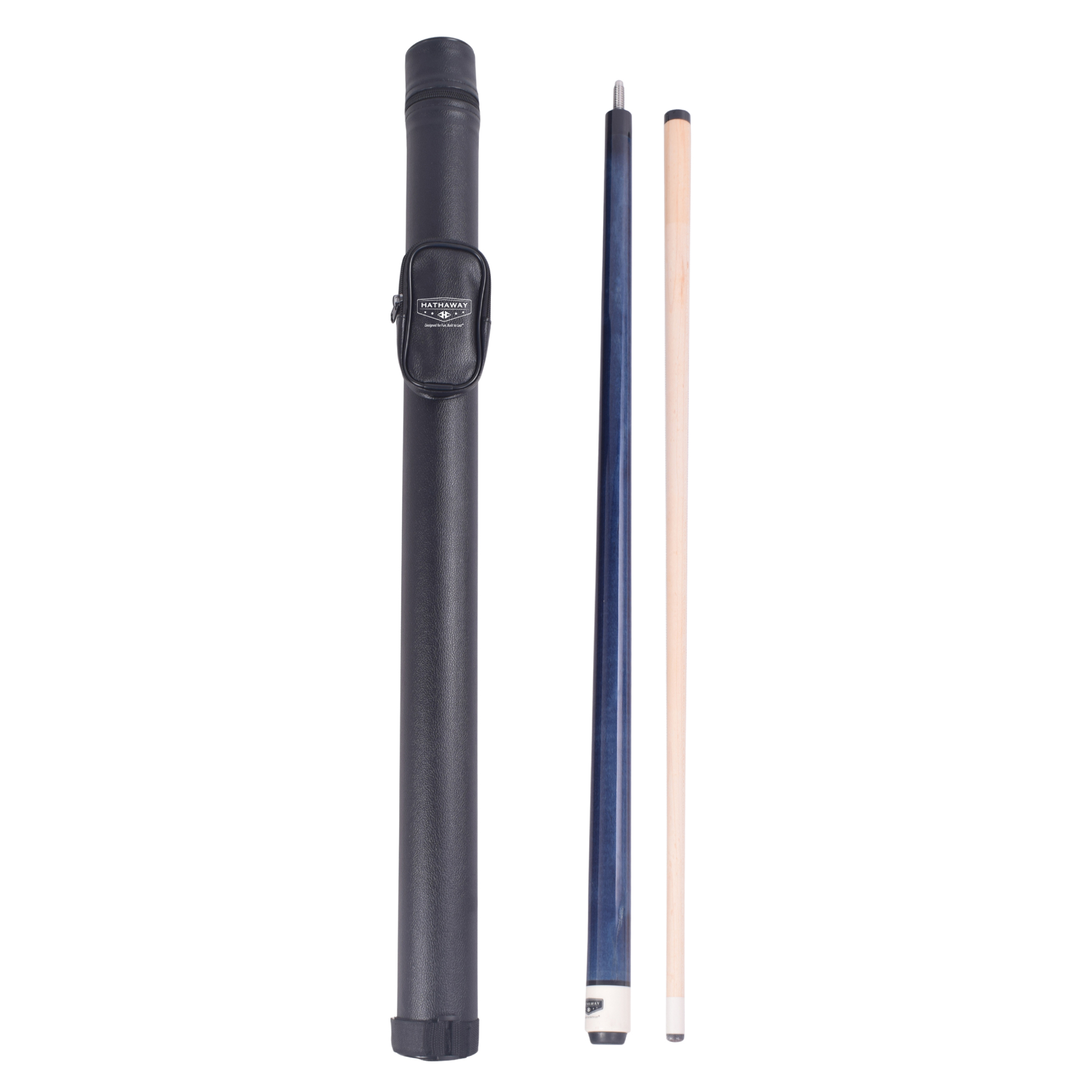 Conquest 58-in Cue Stick and Case Set - Maple Wood - Blue | BG50393 image 2