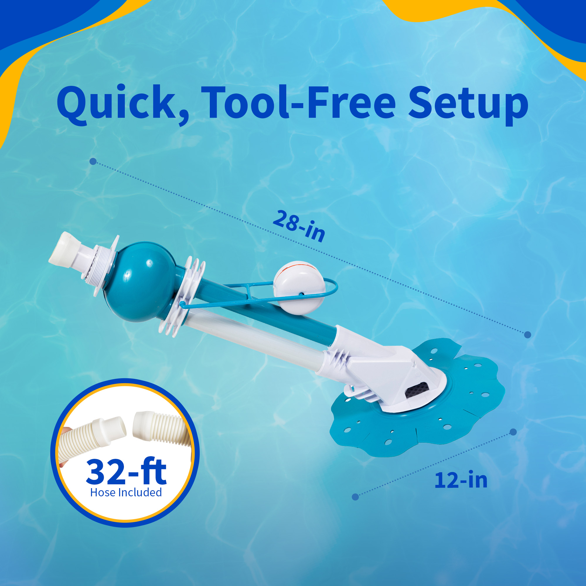 HurriClean Automatic Above Ground Pool Cleaner | NE4375 image 4