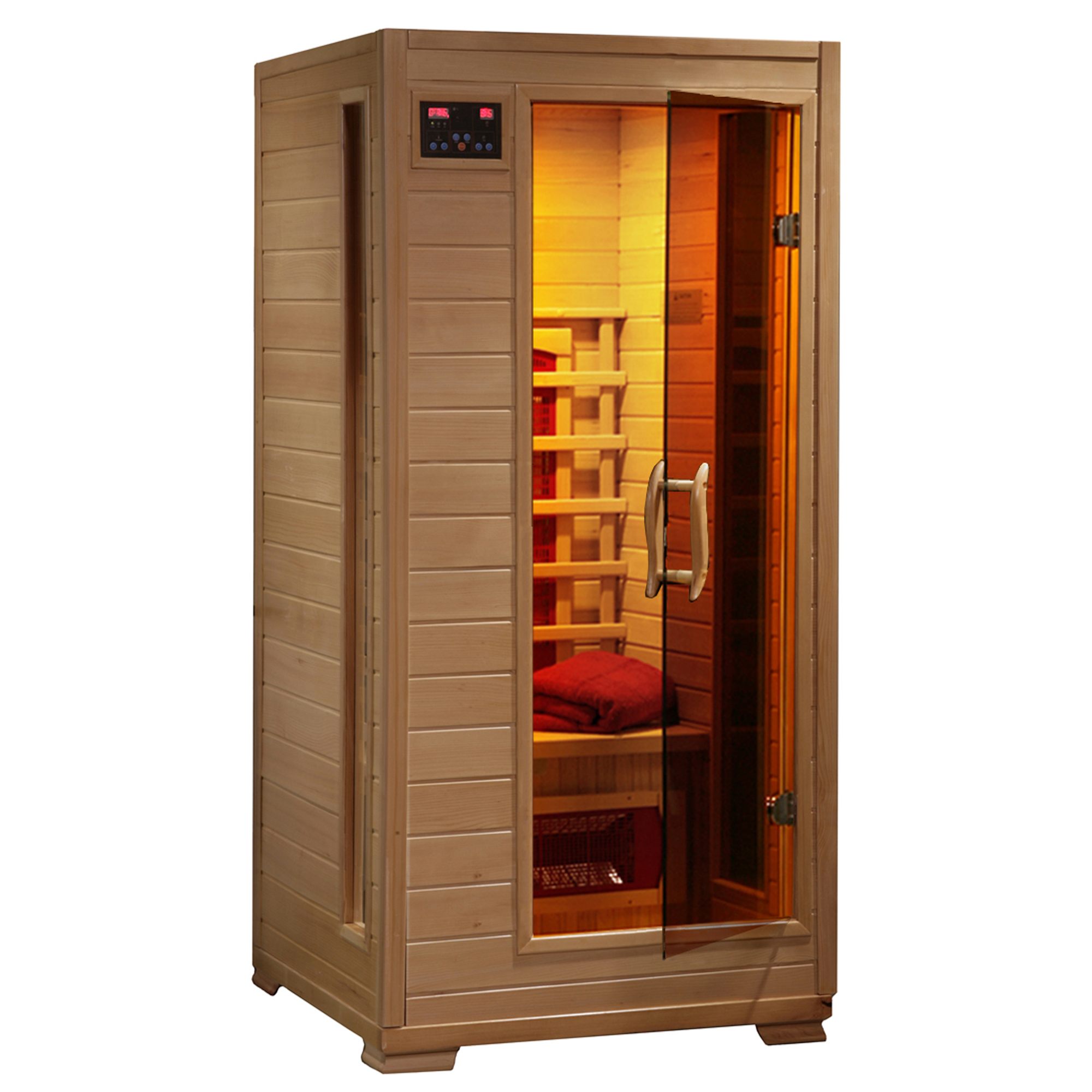 Buena Vista 1-2 Person Hemlock Infrared Sauna with 3 Ceramic Heaters | SA2400 - product image
