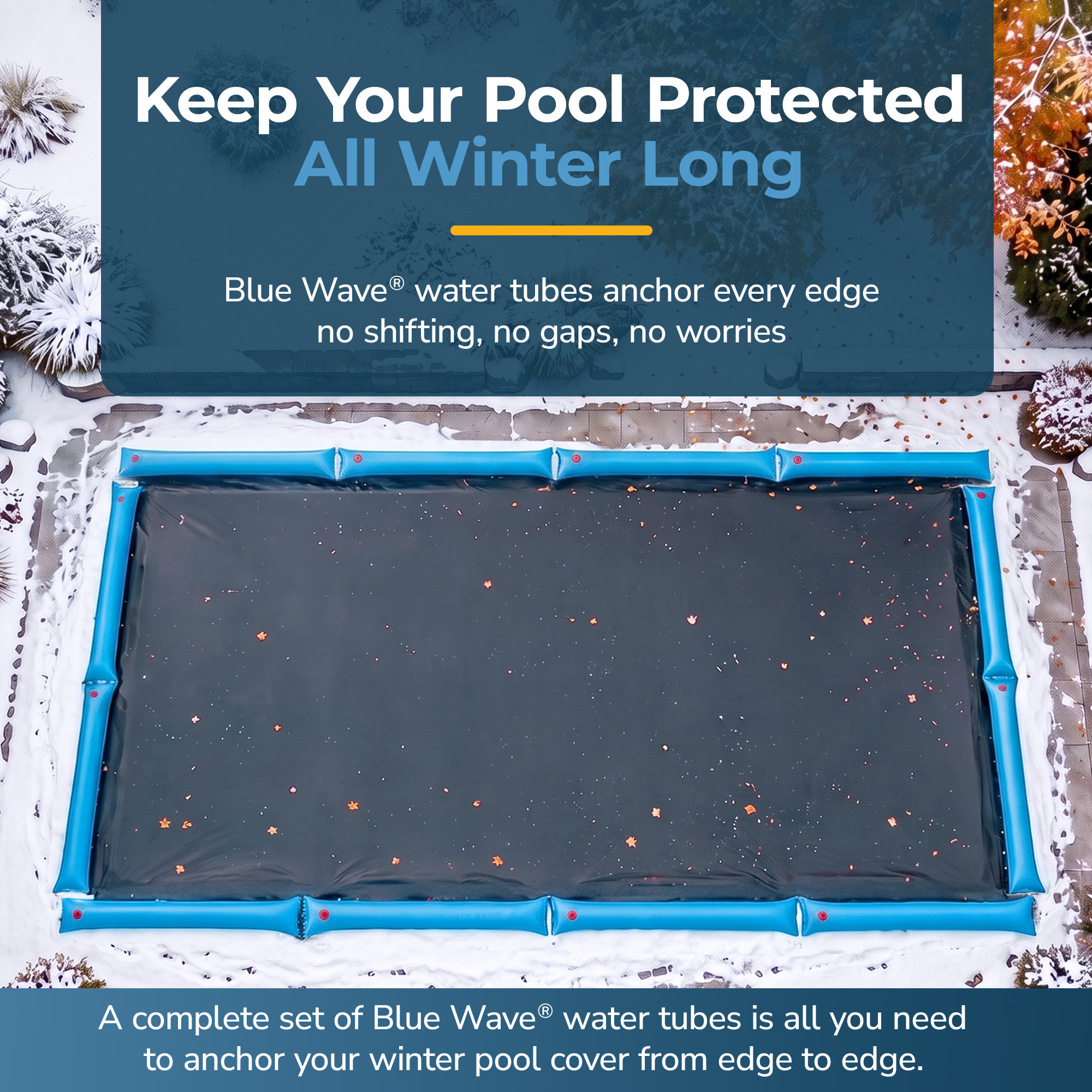8-ft Single Water Tube for Winter Pool Cover - 5 Pack | NW102 image 4