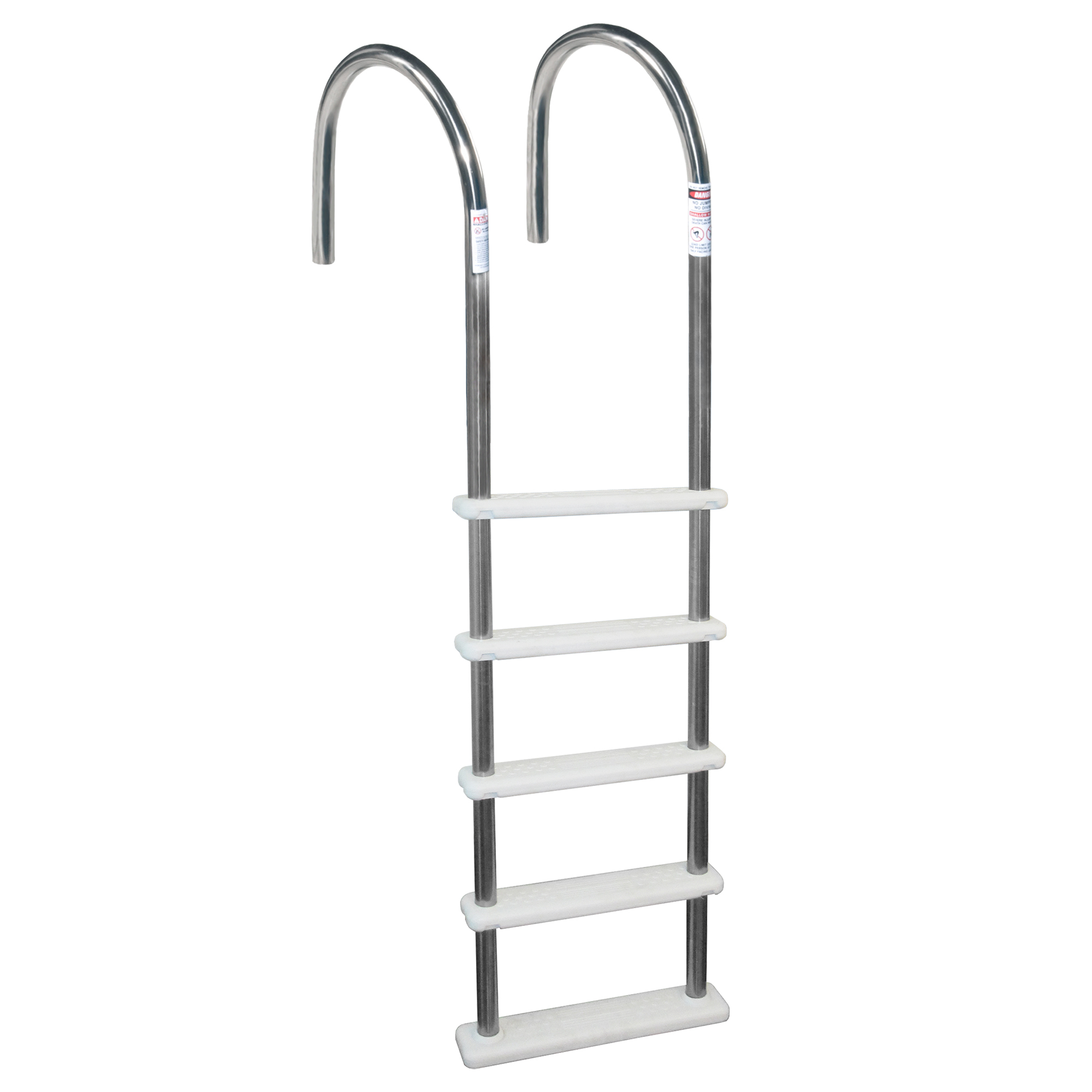 Standard Stainless Steel In-Pool Ladder for Above Ground Pools | NE122SS - product image