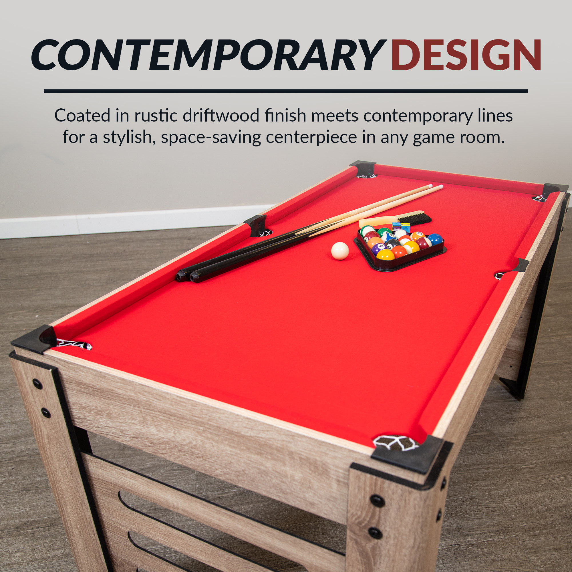 Madison 54-in Foosball 6-in-1 Multi-Game Table | BG5017 image 8