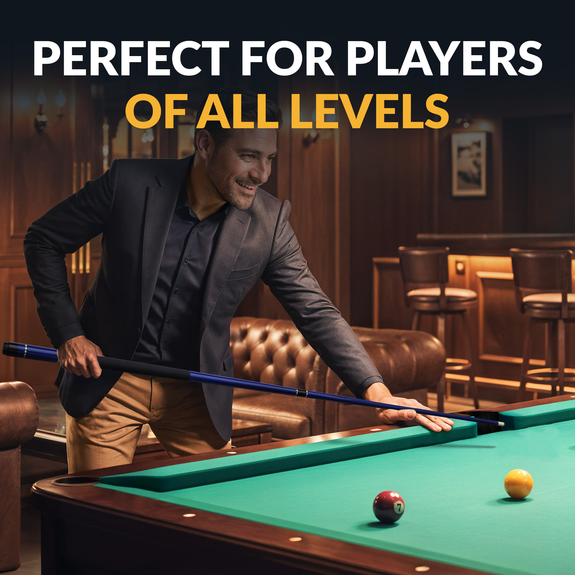 Conquest 58-in Cue Stick - Fiberglass - Blue | BG2561BL image 8