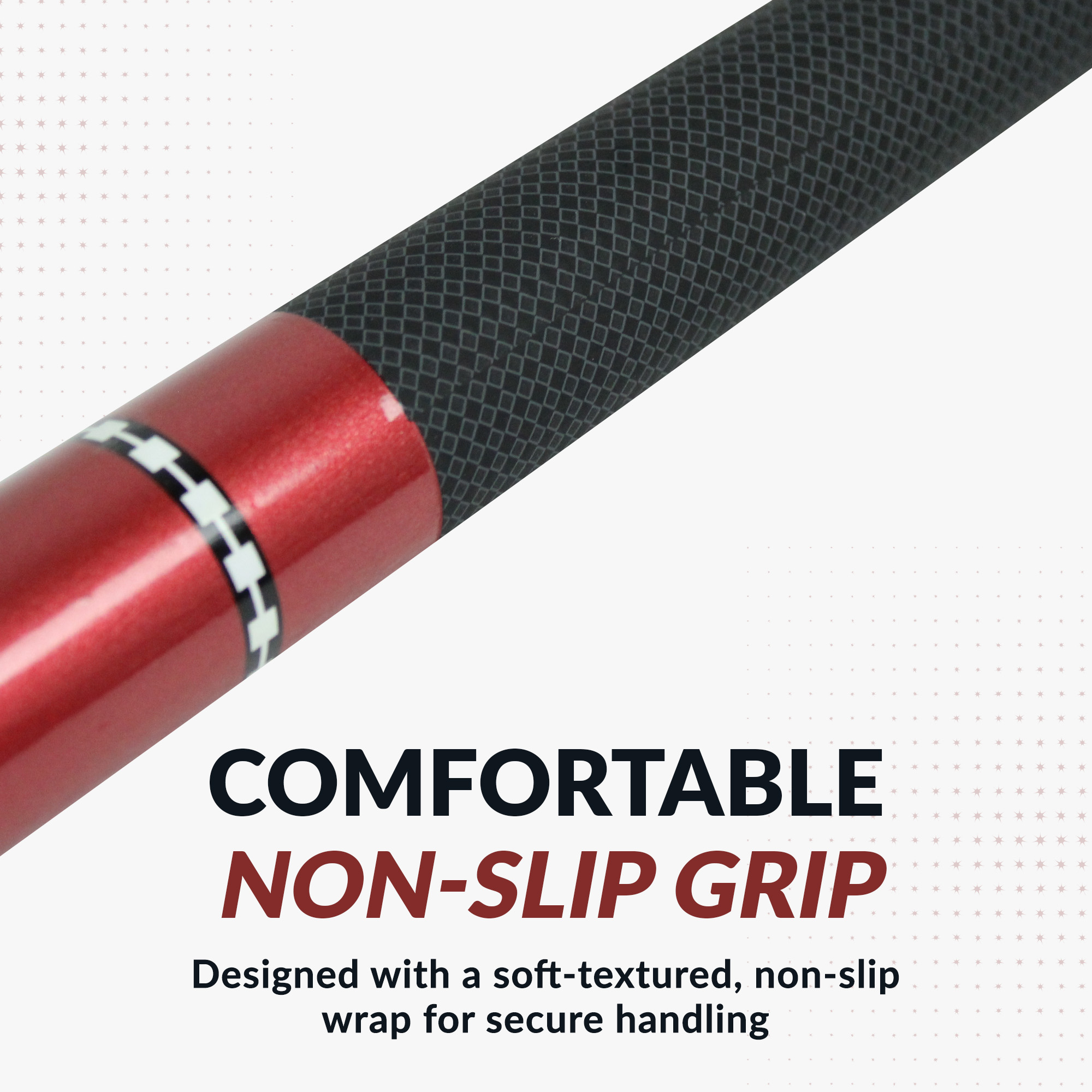 Conquest 58-in Cue Stick - Fiberglass - Red | BG2561RD image 4
