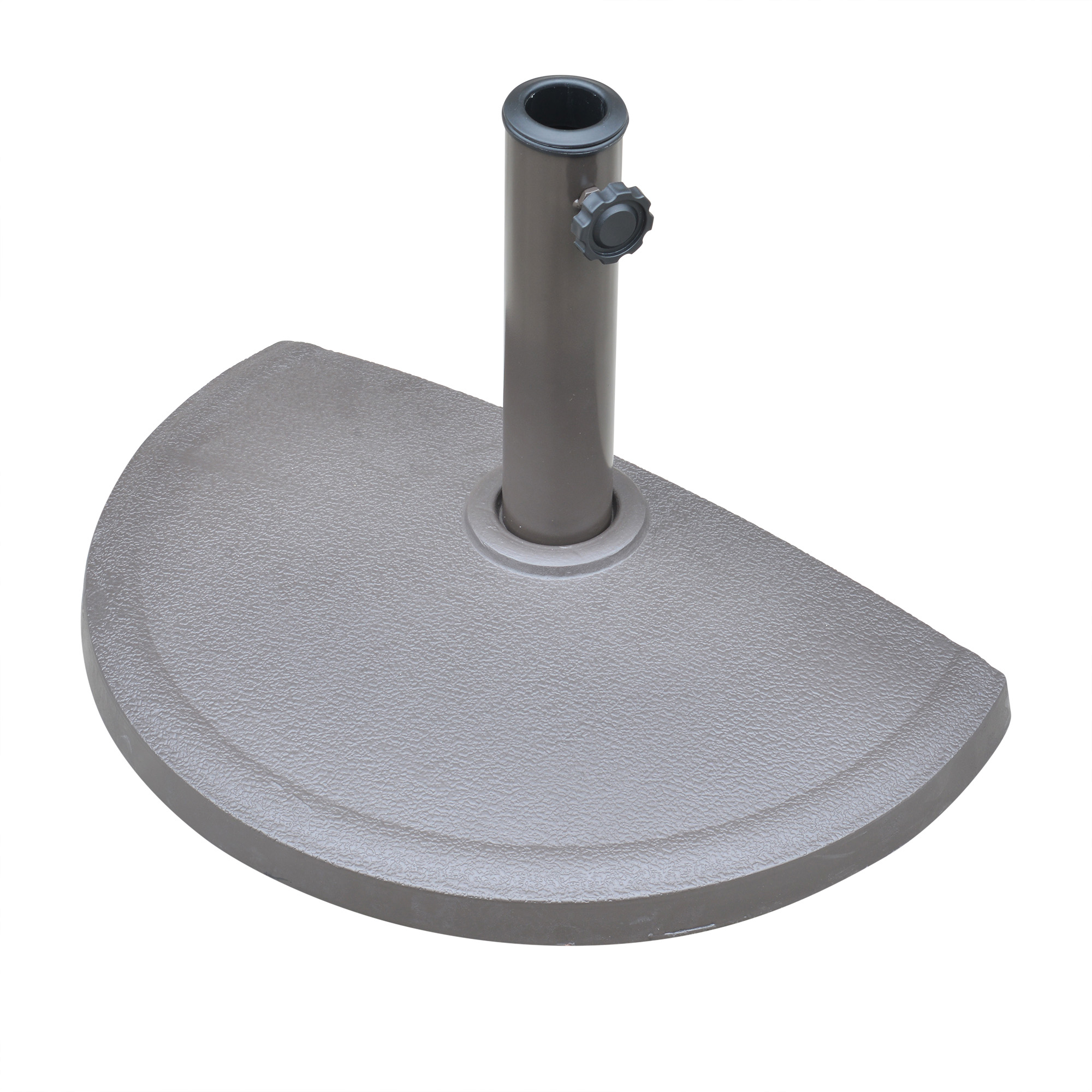20-lb All-Weather Outdoor Resin Half Umbrella Base - Bronze | NU5420 - product image