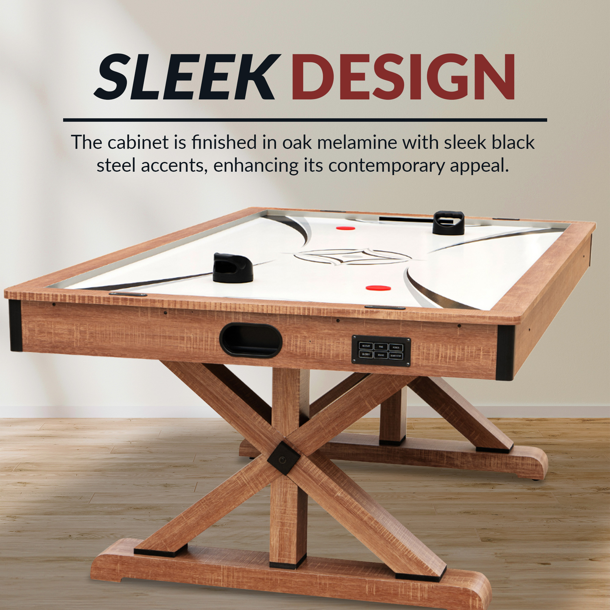 Daulton 84-in Air Hockey Table with LED Scoring | BG50372 image 7