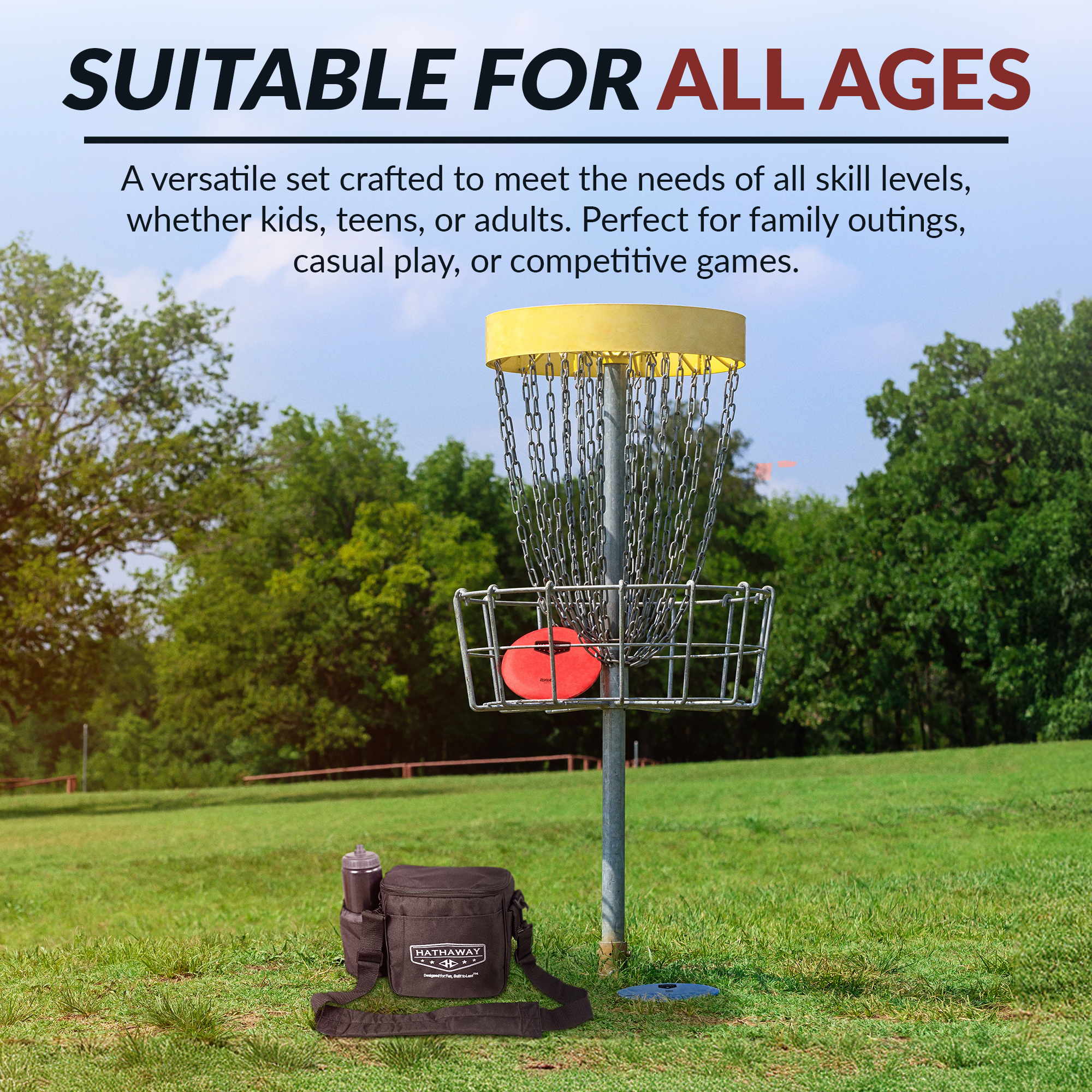 Disc Golf Starter Set with 6 Discs and Case - 150 – 170-gram, 8.25-in | BG5038 image 8