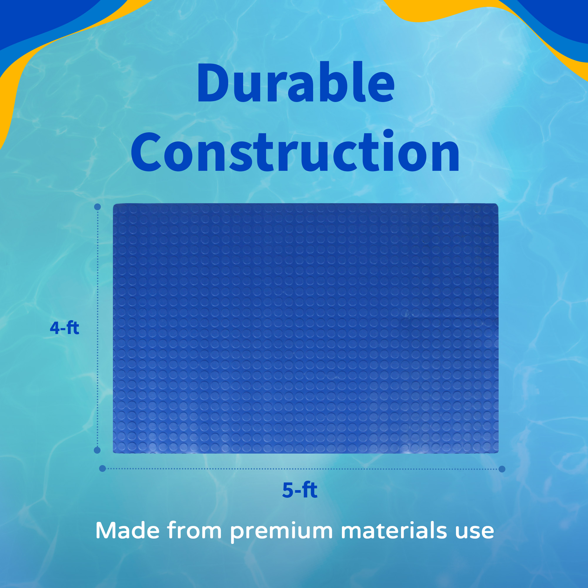 4-ft x 5-ft Deluxe In-Pool Ladder/Step Liner Pad | NA402 image 4