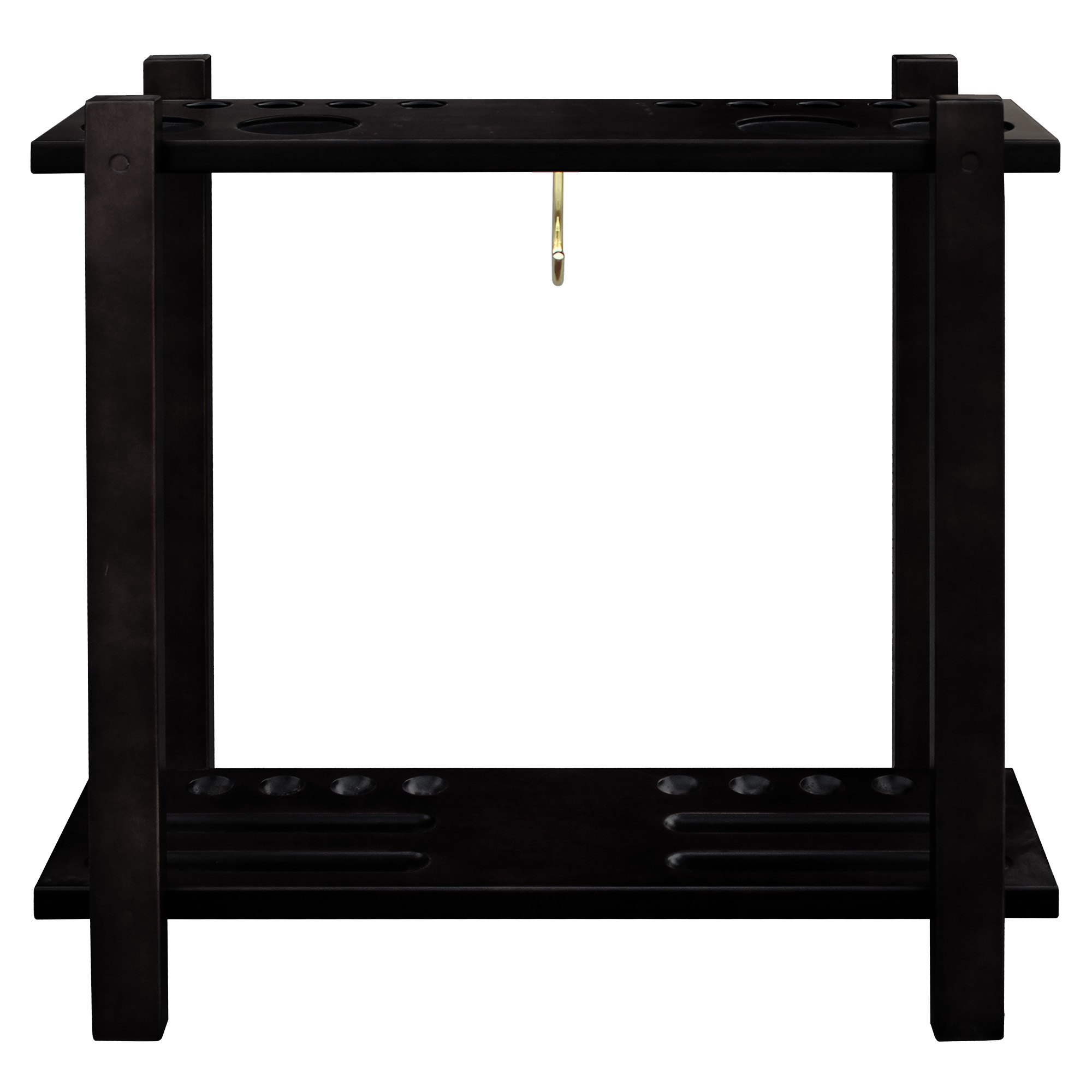 Classic 28-in Floor Billiard Cue Rack - Black Finish | BG2567-BK