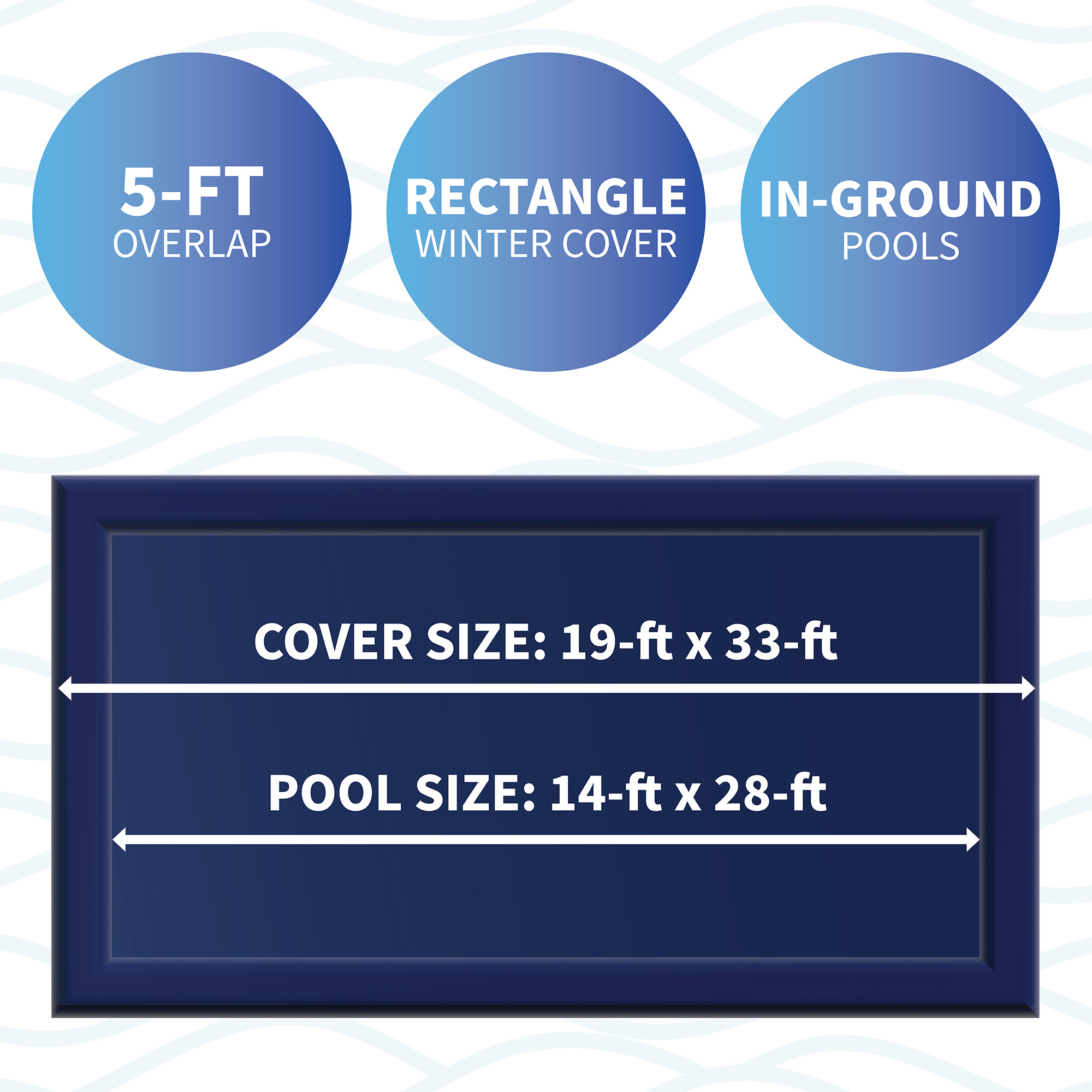 10-Year 14x28-ft Rectangle Arctic Armor Cover | WC419-4 image 3