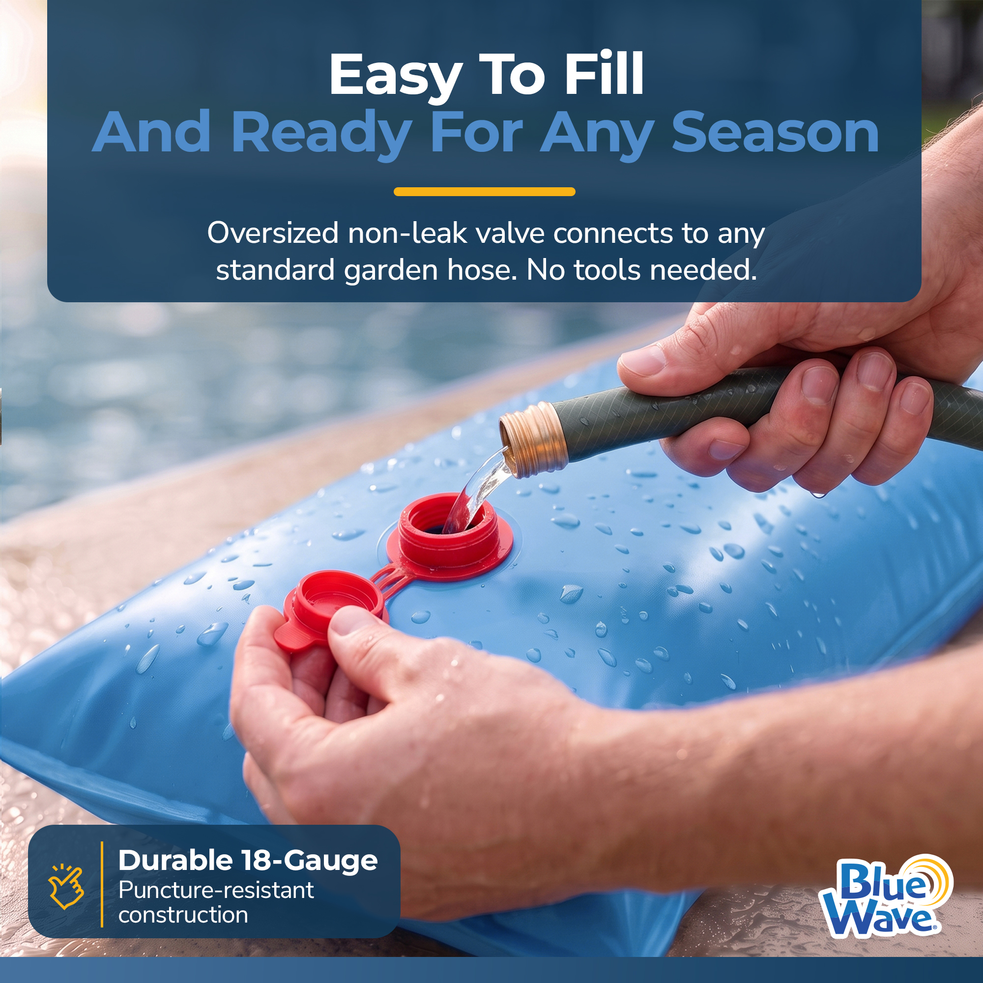 10-ft Single Water Tube for Winter Pool Cover - 5 Pack | NW122 image 6