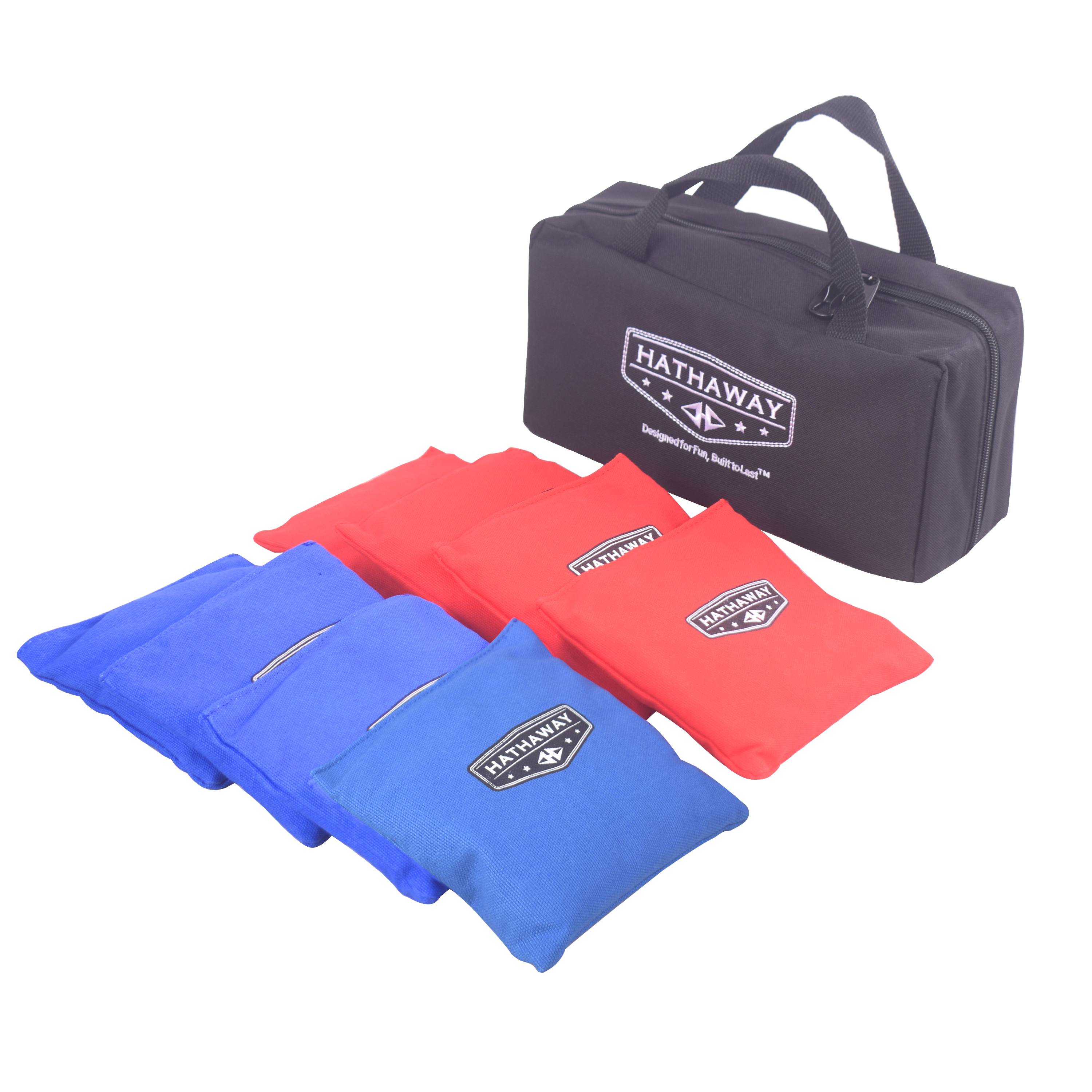 Regulation Cornhole Bag Set with Included Case – Red/Blue | BG5039 - product image