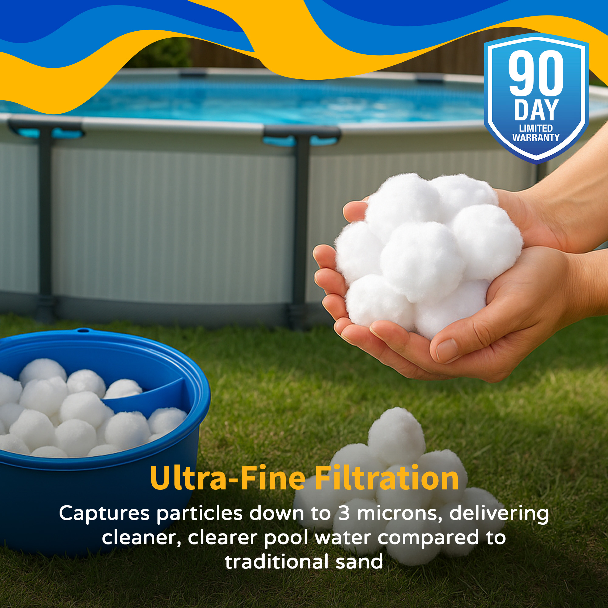 FlowXtreme® CottonTails® Filter Media 0.75-lbs (Replaces 25-lbs Sand) | NE4511 image 6