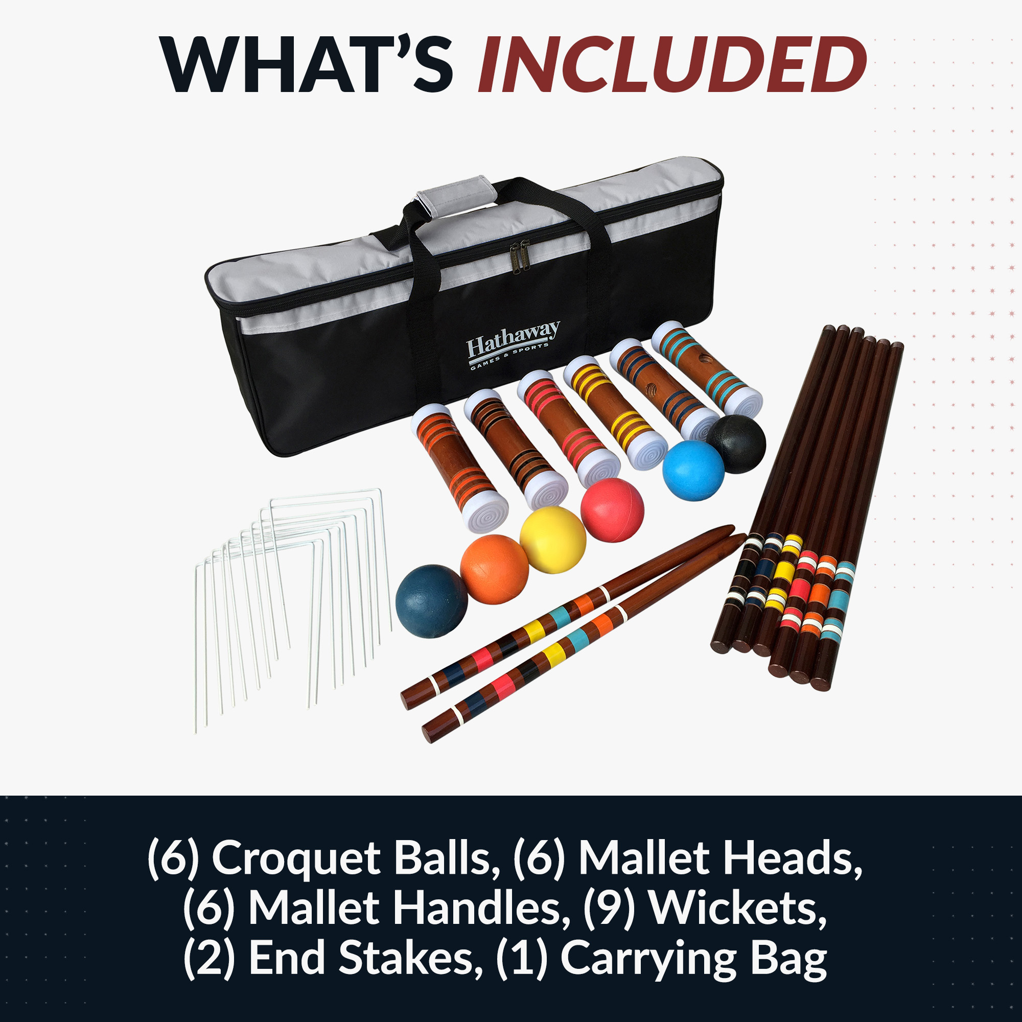 Croquet 6-Player Set | BG3126 image 7