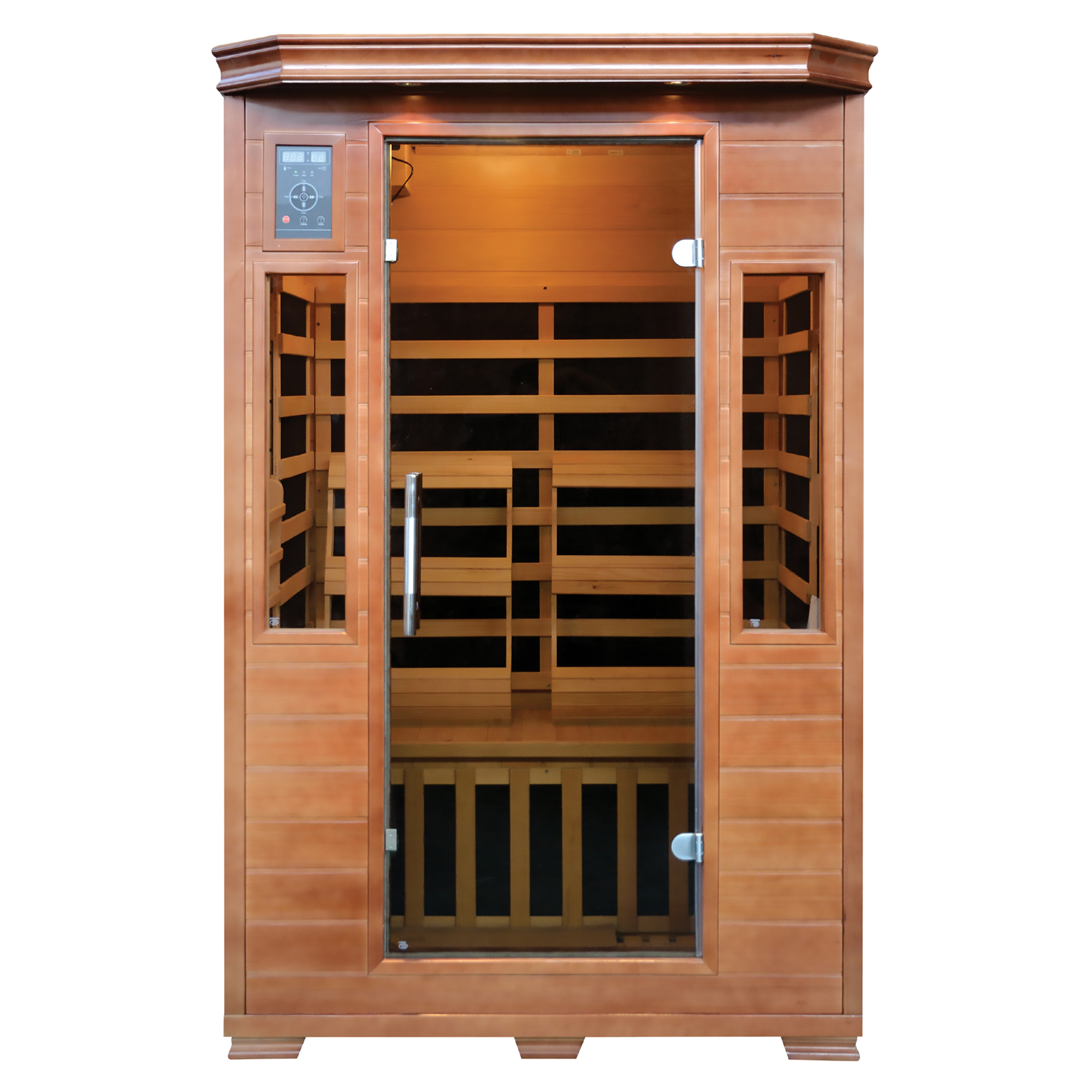 2-Person Hemlock Premium Infrared Sauna with 6 Carbon Heaters | SA3209 - product image