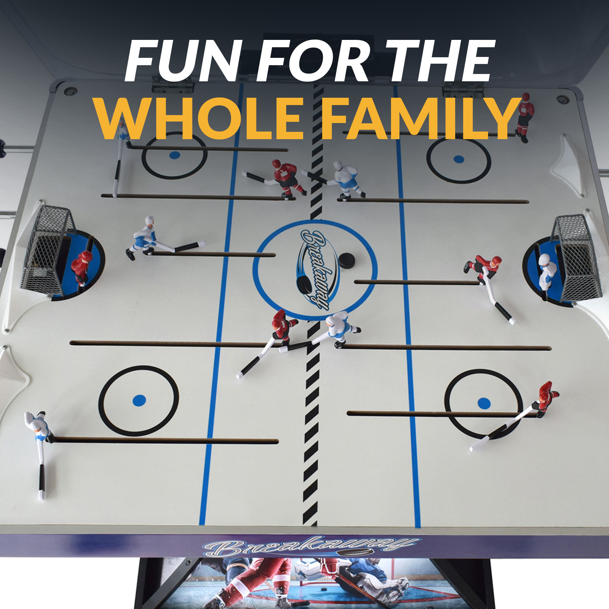 Breakaway 41-in Dome Hockey Table with LED Scoring | BG5003 image 8
