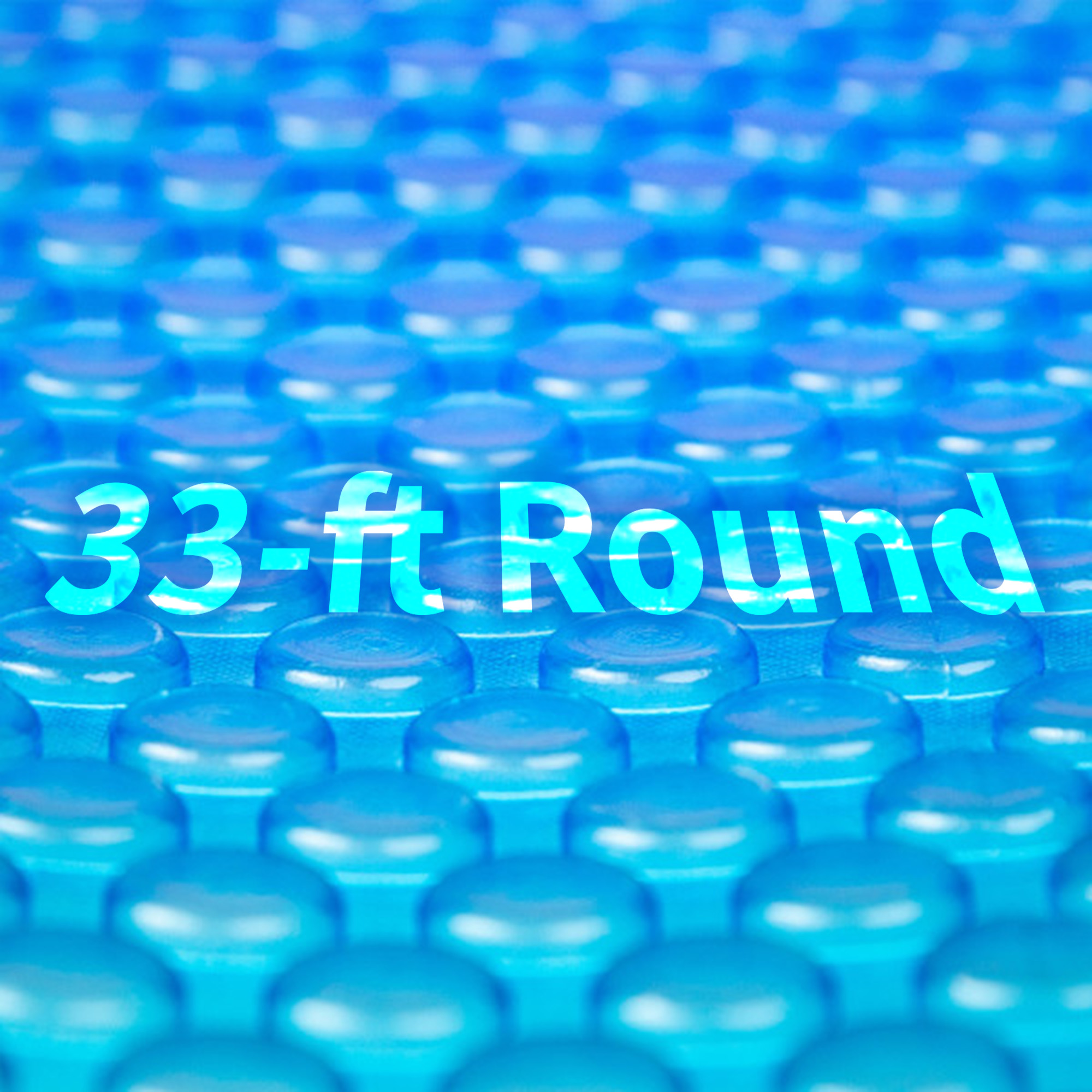 8-mil Solar Blanket for 33-ft Round Above-Ground Pools - Blue | NS130