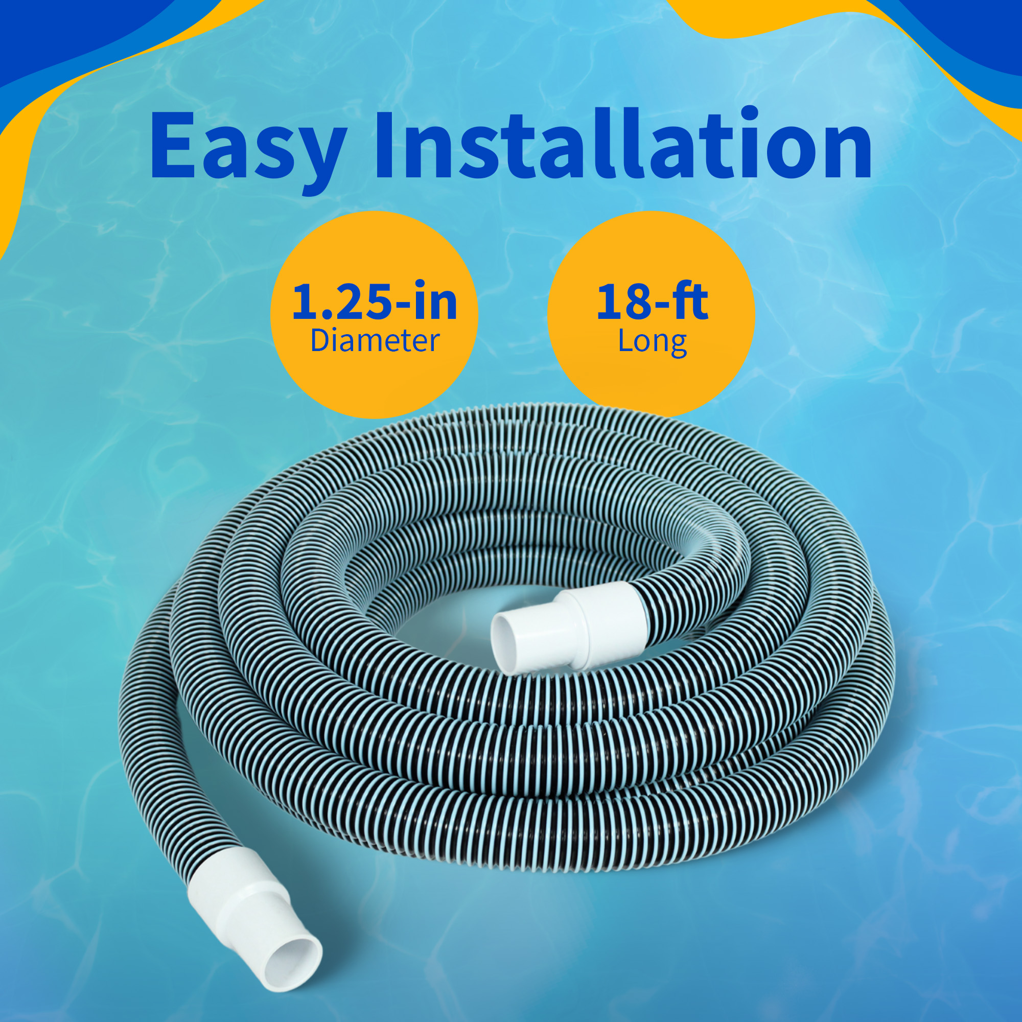 18-ft x 1.25-in Vac Hose for Above-Ground Pools | NA101 image 4