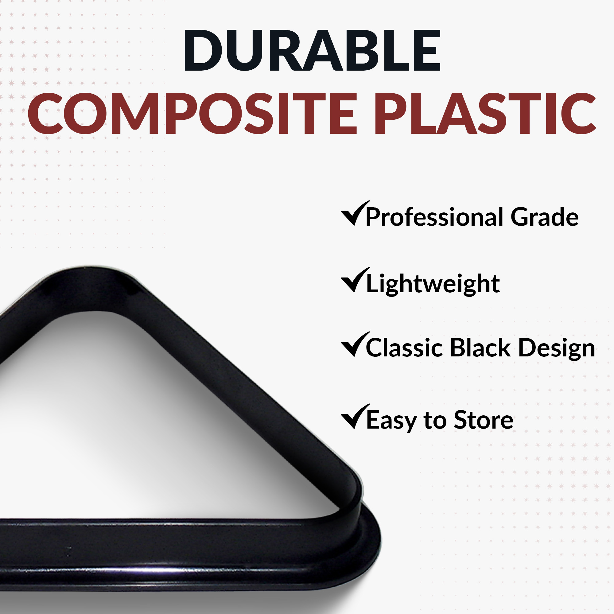 Billiard Triangle Rack - Plastic | BG2542 image 7