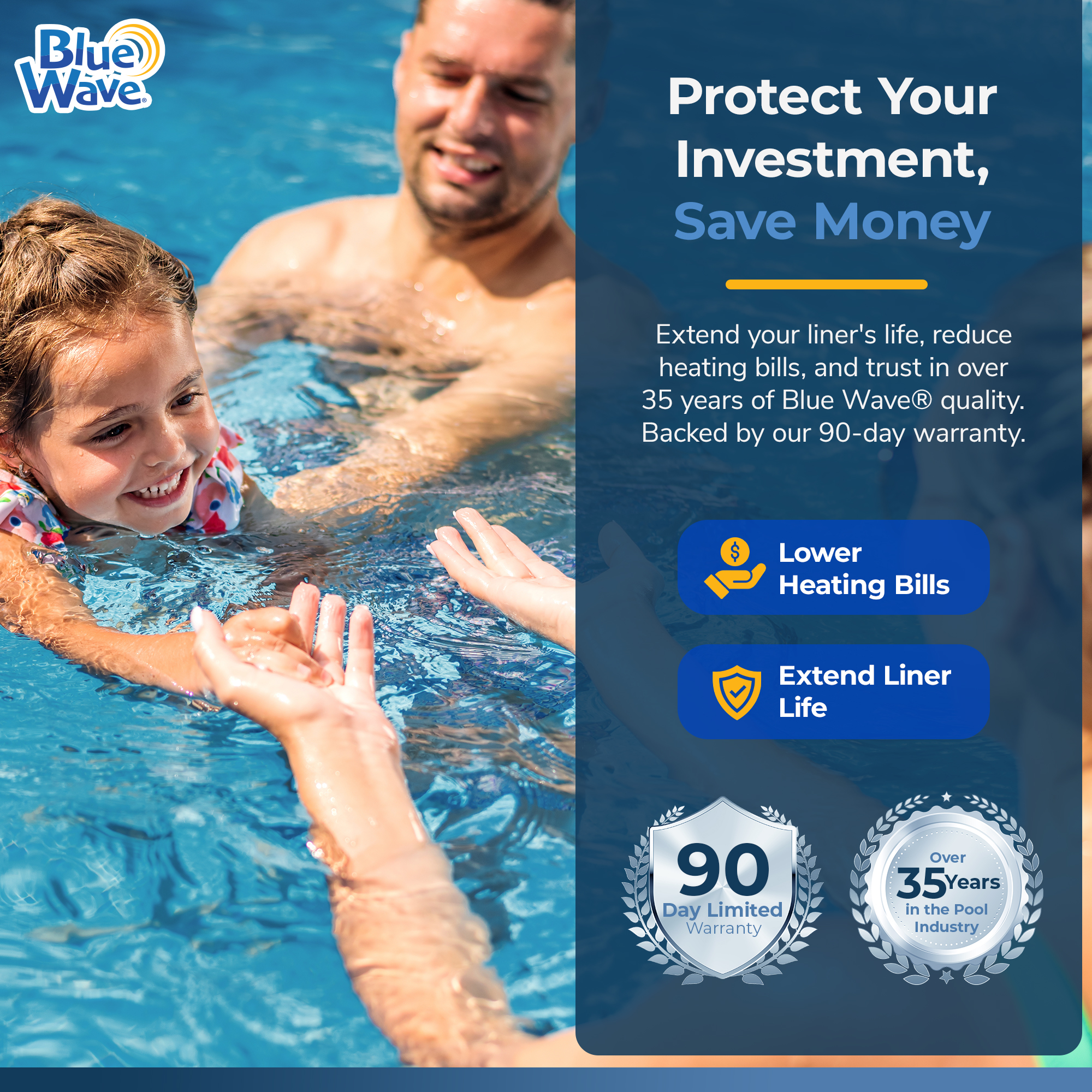 Blue Wave Above Ground Closed Cell Pool Wall Foam - 1/8-in x 48-in x 85-ft | NL1972 image 6