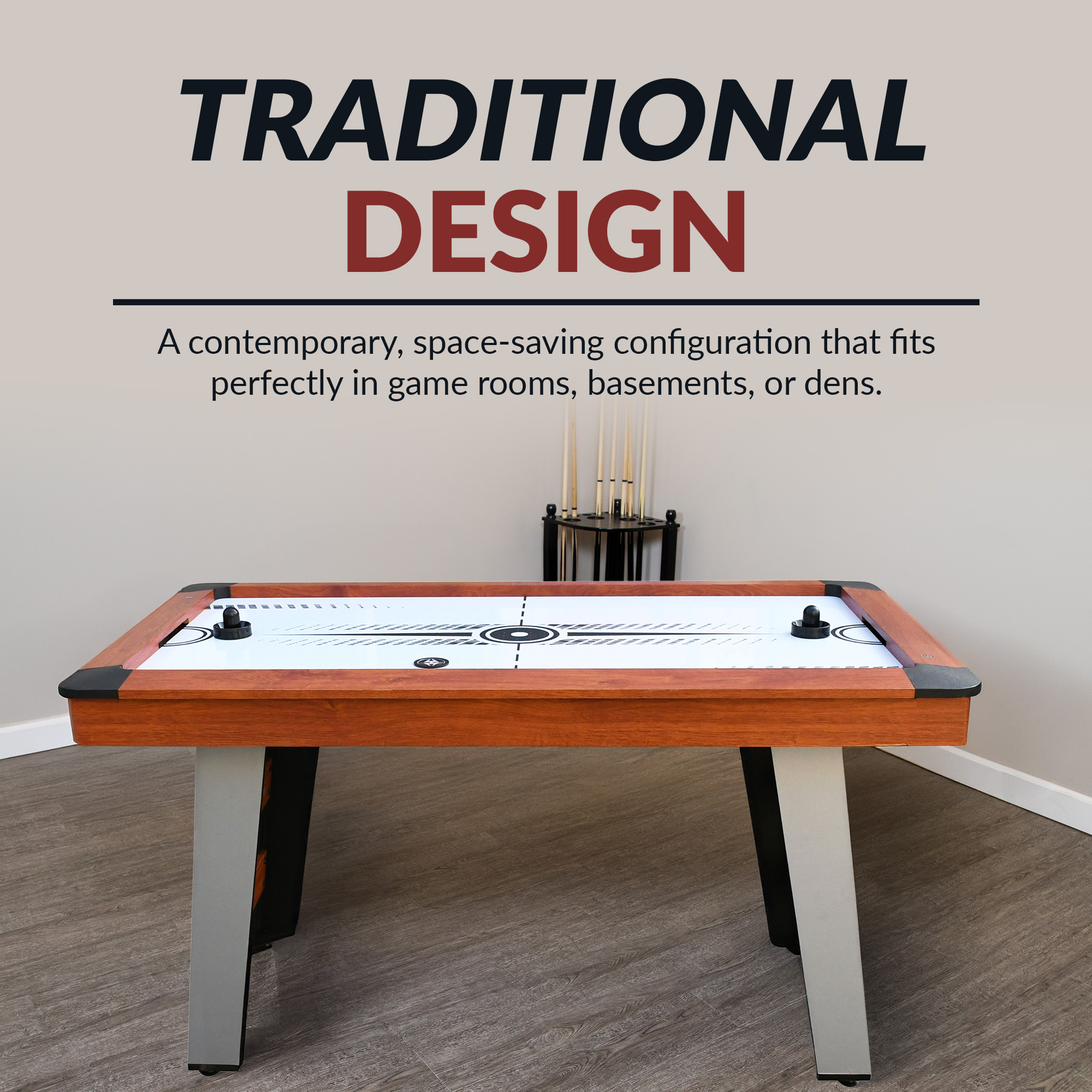 Dorsett 60-in Air Hockey Table with LED Scoring | BG50387 image 8