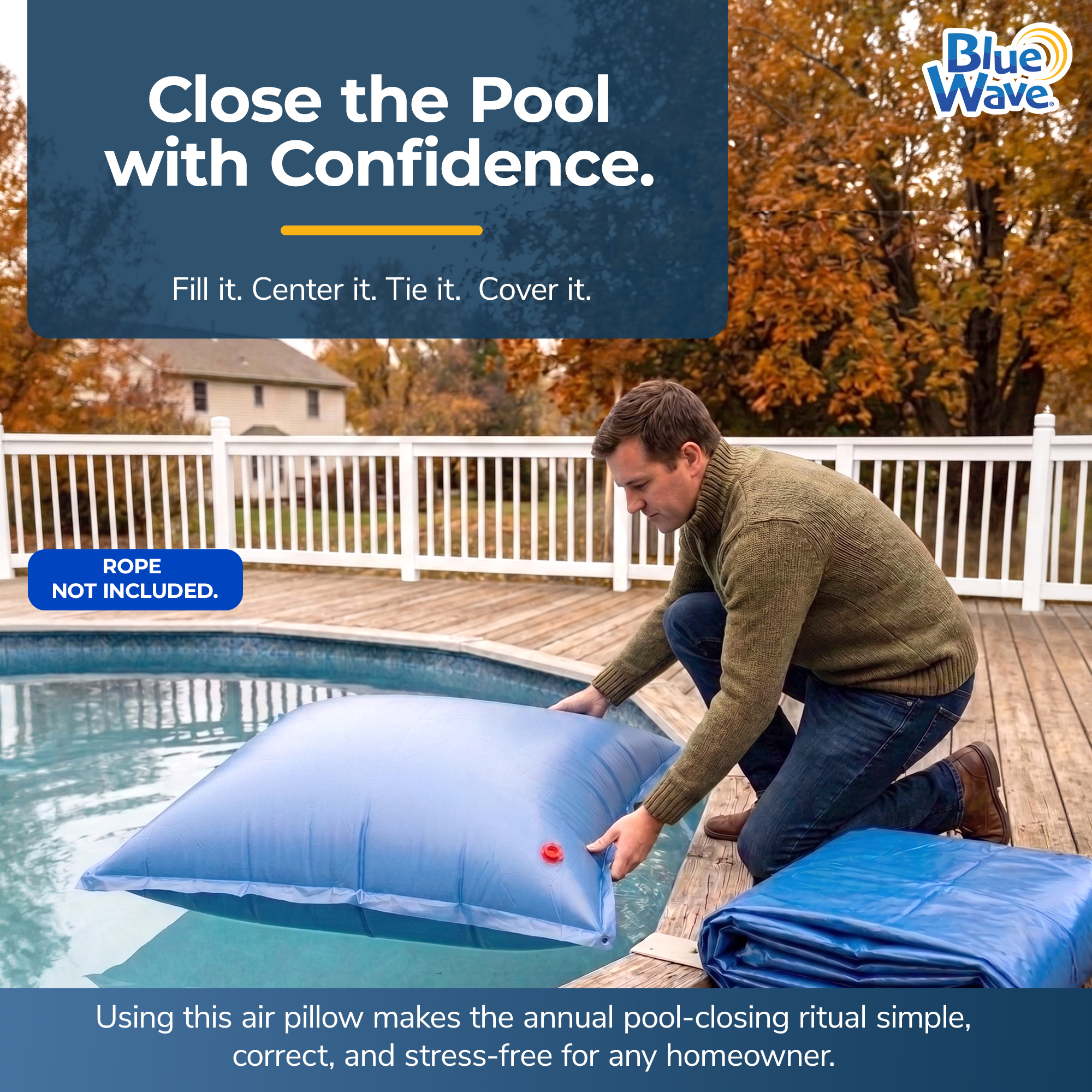 4-ft x 4-ft Air Pillow for Above Ground Pool | NW150 image 4