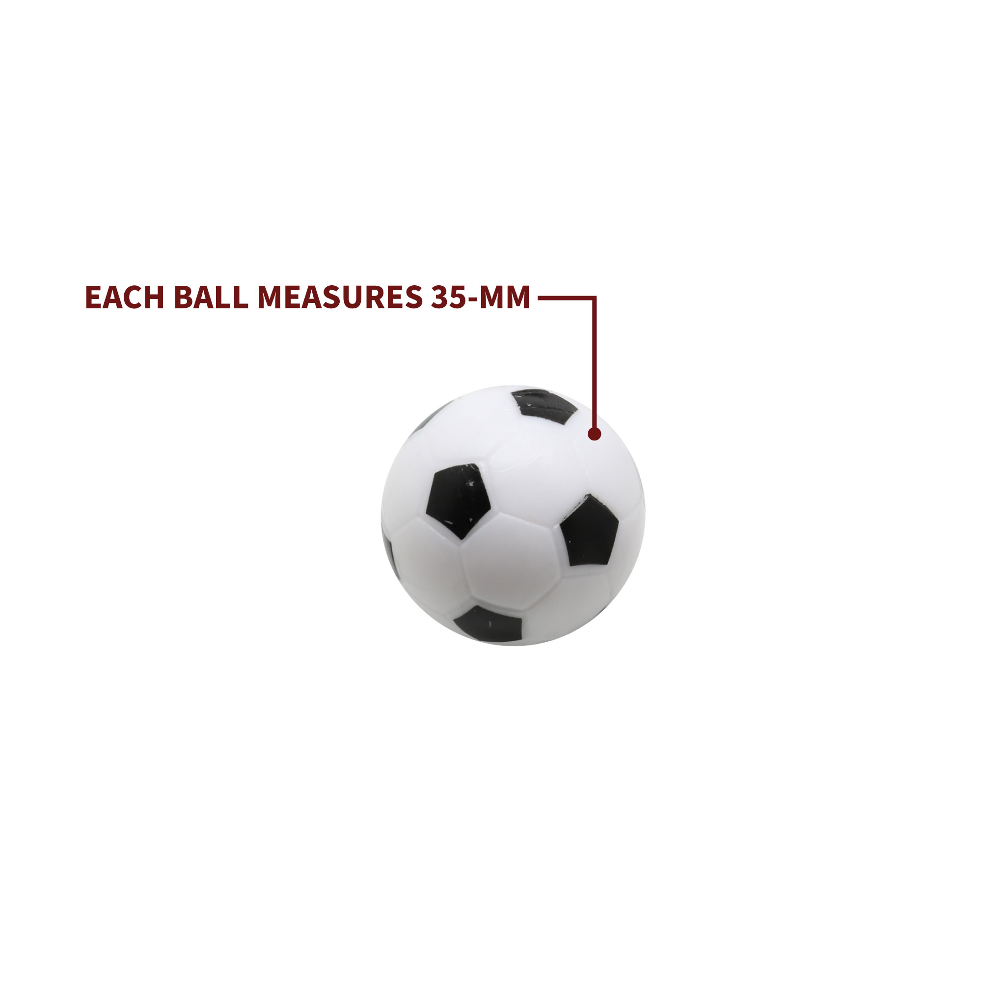 Foosballs - Soccer Style Foosballs - 6 Pack | BG50380 image 2