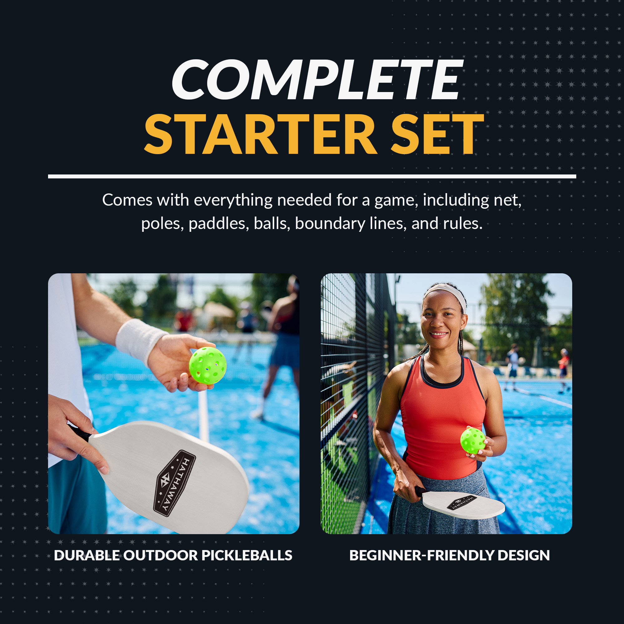 Deluxe Pickleball Game Set | BG3142 image 4