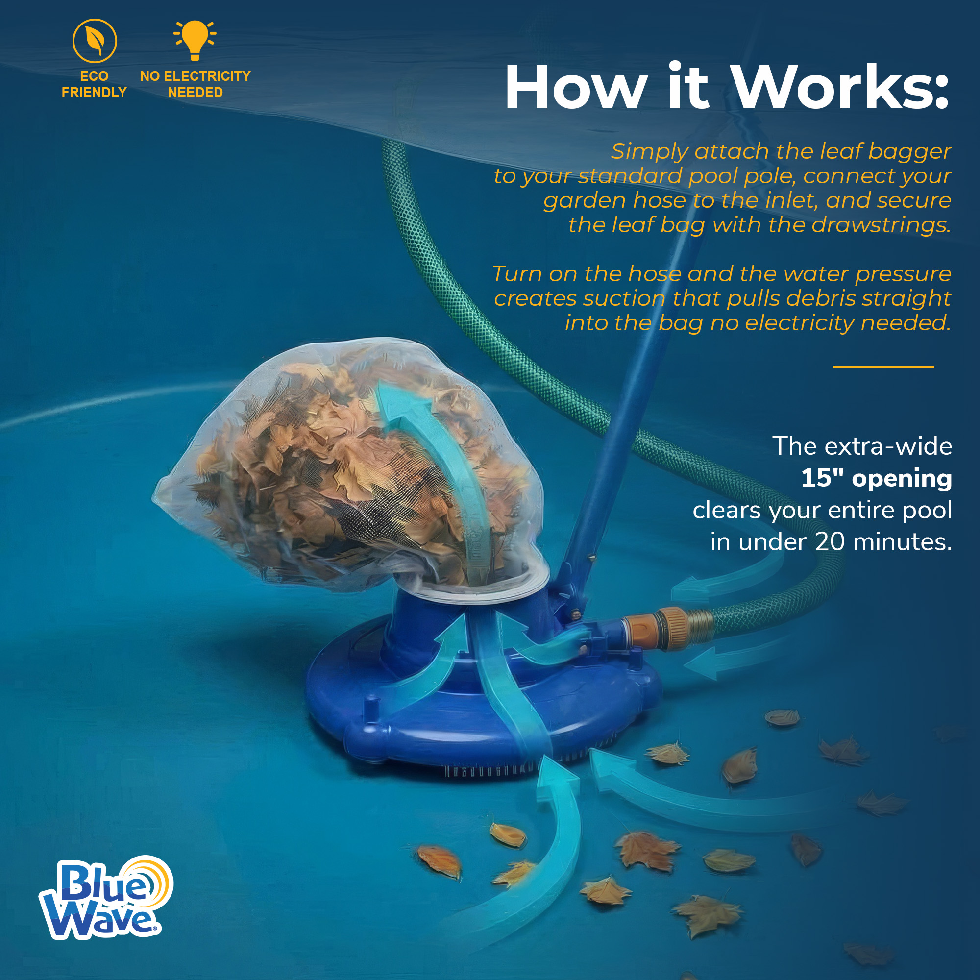 Ultimate Leaf Bagger for Pools | NA316 image 4
