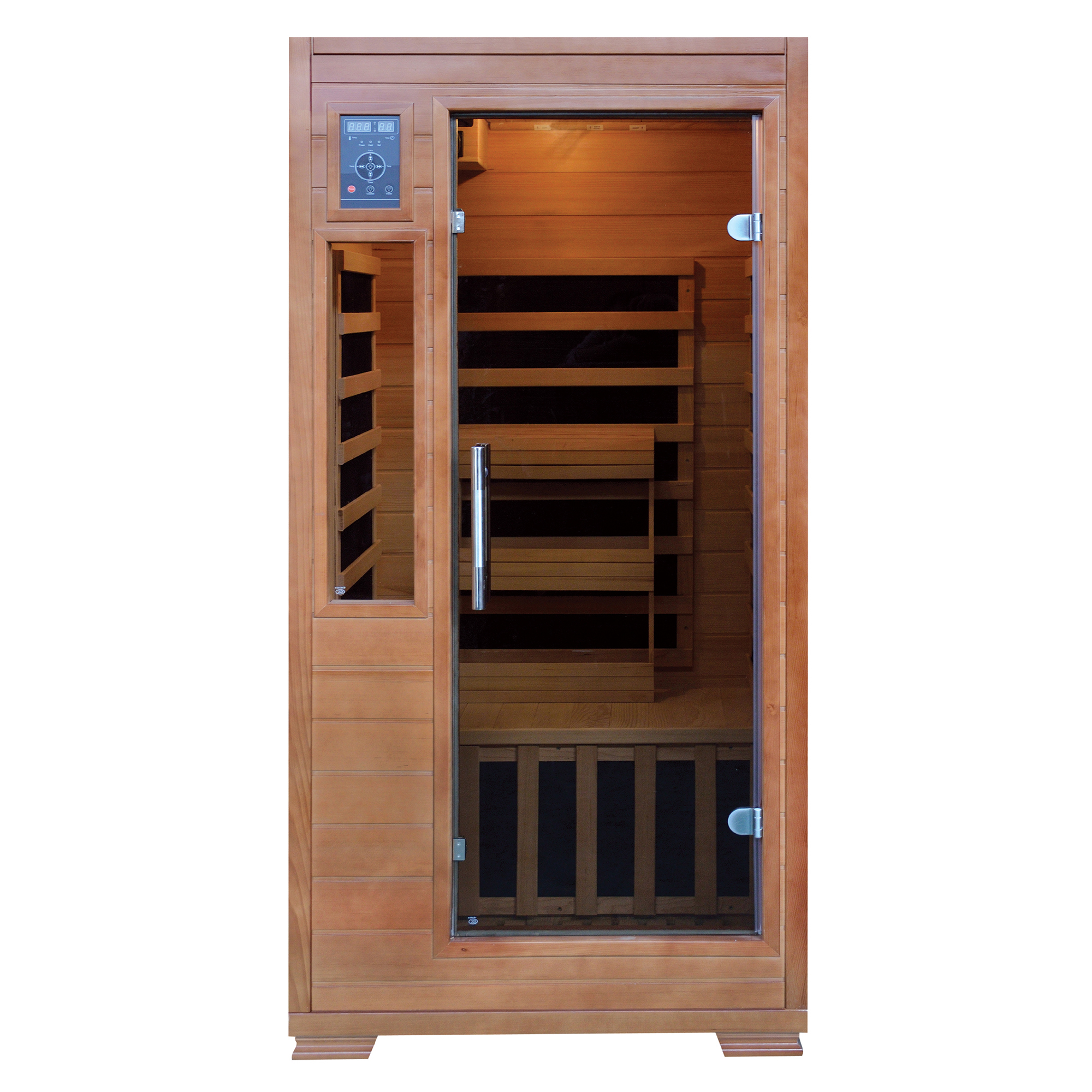 1-2 Person Hemlock Infrared Sauna with 5 Carbon Heaters | SA3202 - product image