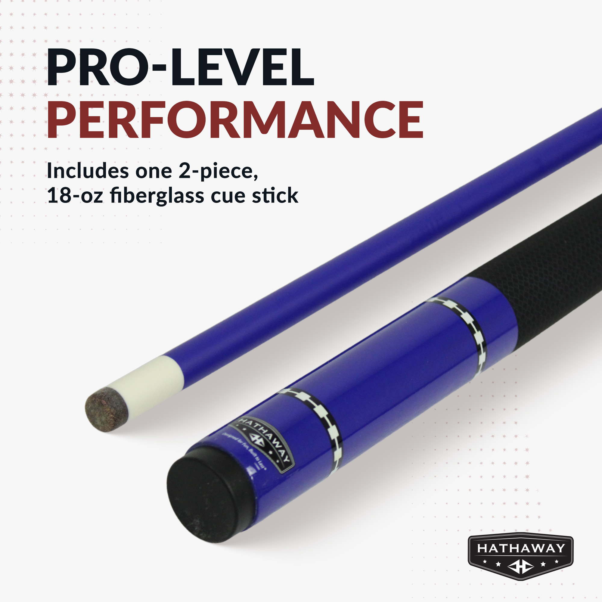 Conquest 58-in Cue Stick - Fiberglass - Blue | BG2561BL image 7