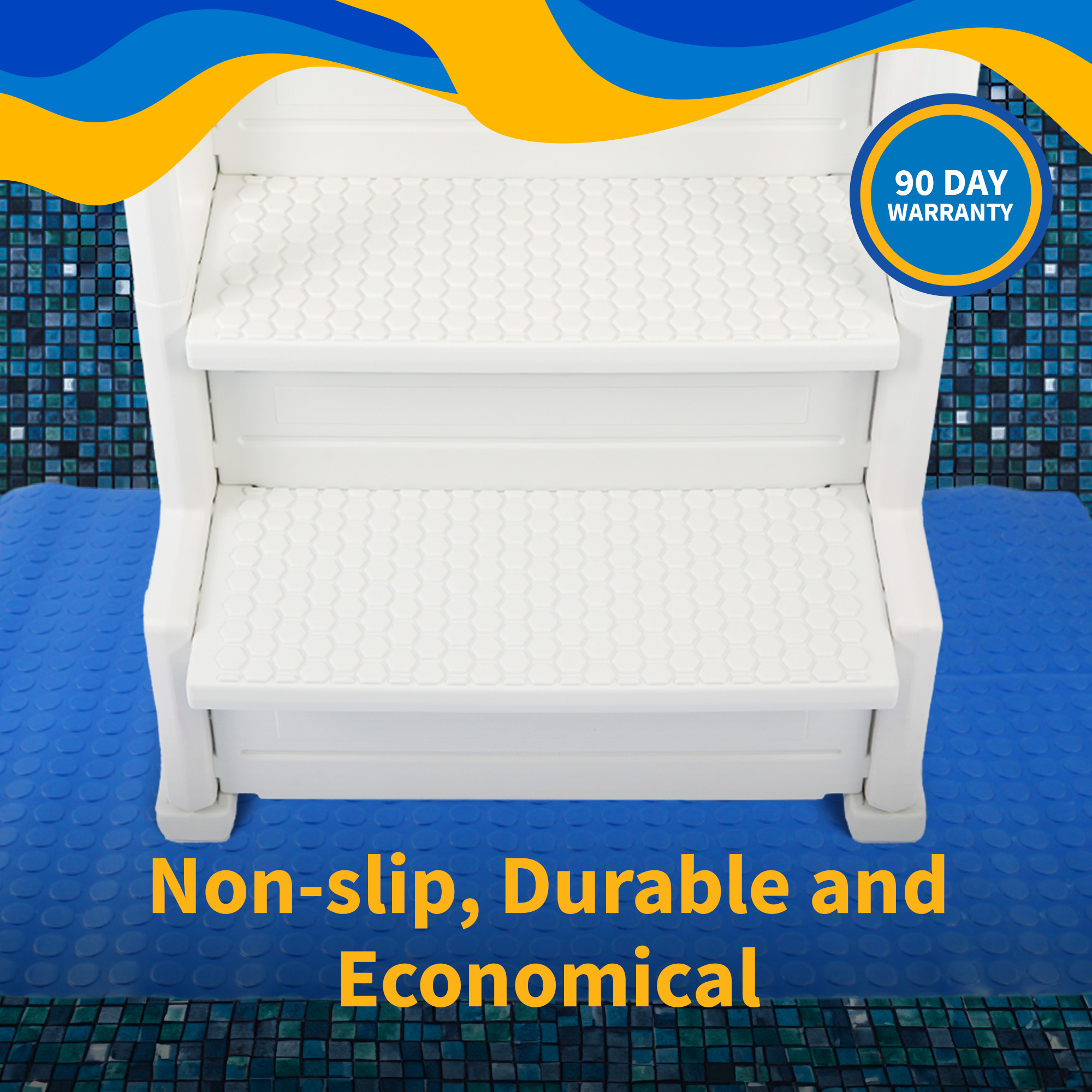 4-ft x 5-ft Deluxe In-Pool Ladder/Step Liner Pad | NA402 image 6