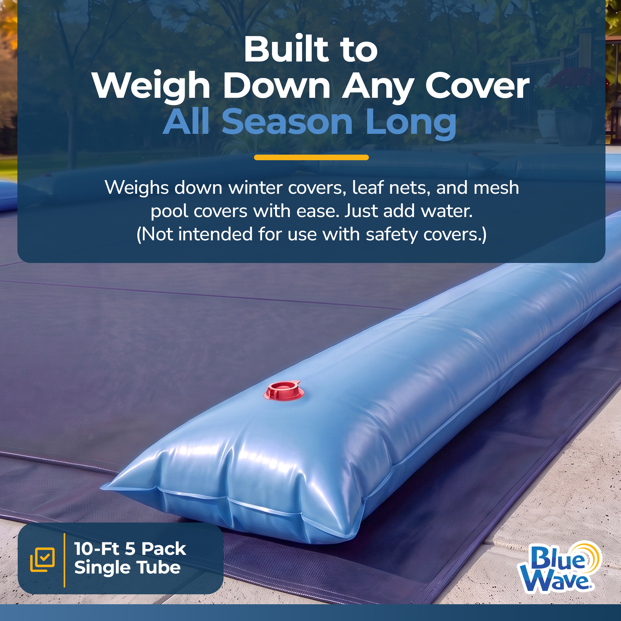 10-ft Single Water Tube for Winter Pool Cover - 5 Pack | NW122 image 3