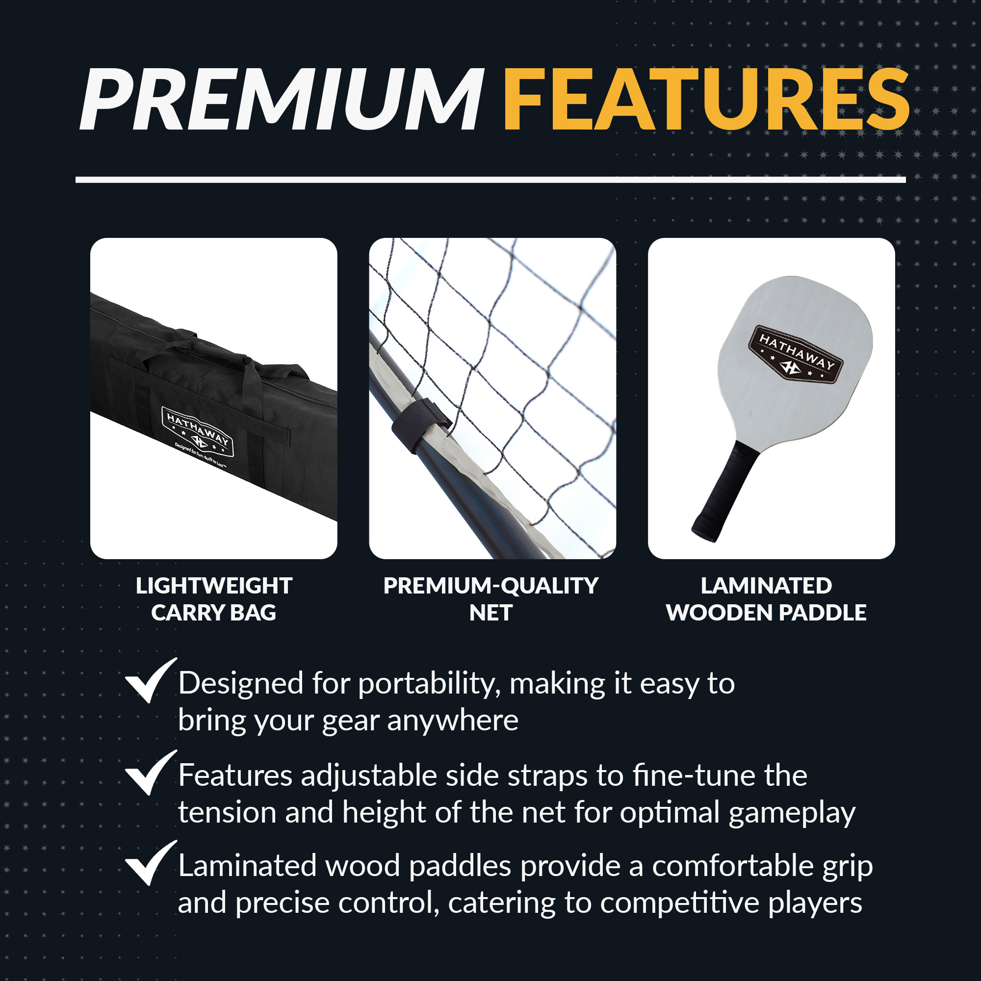 Deluxe Pickleball Game Set | BG3142 image 6