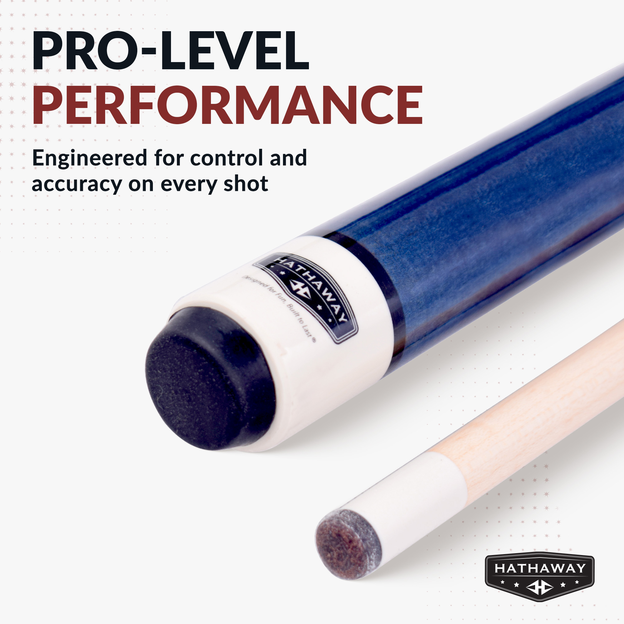 Conquest 58-in Cue Stick and Case Set - Maple Wood - Blue | BG50393 image 7