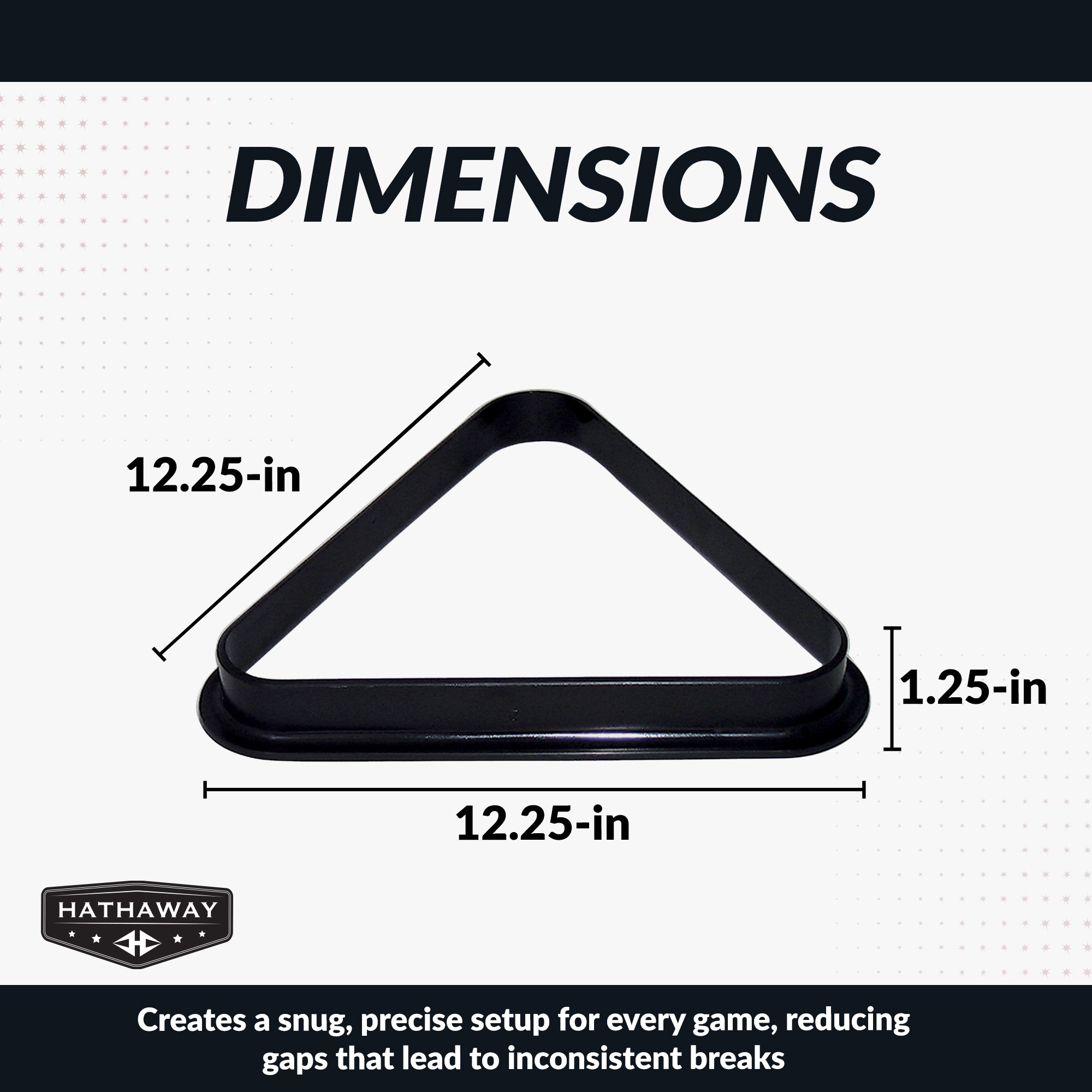 Billiard Triangle Rack - Plastic | BG2542 image 3