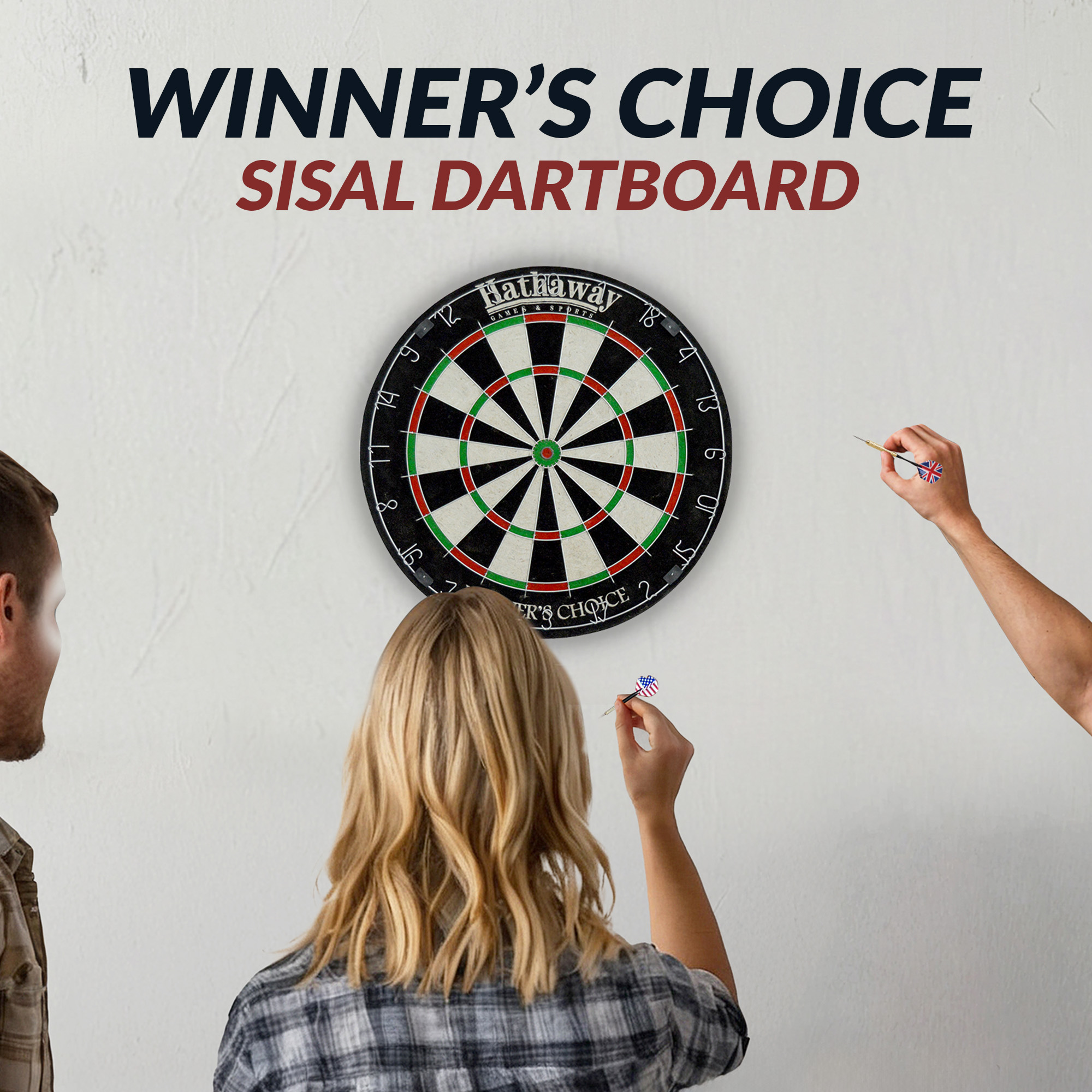 Winner's Choice 18-in Bristle Dartboard | BG1043D image 5