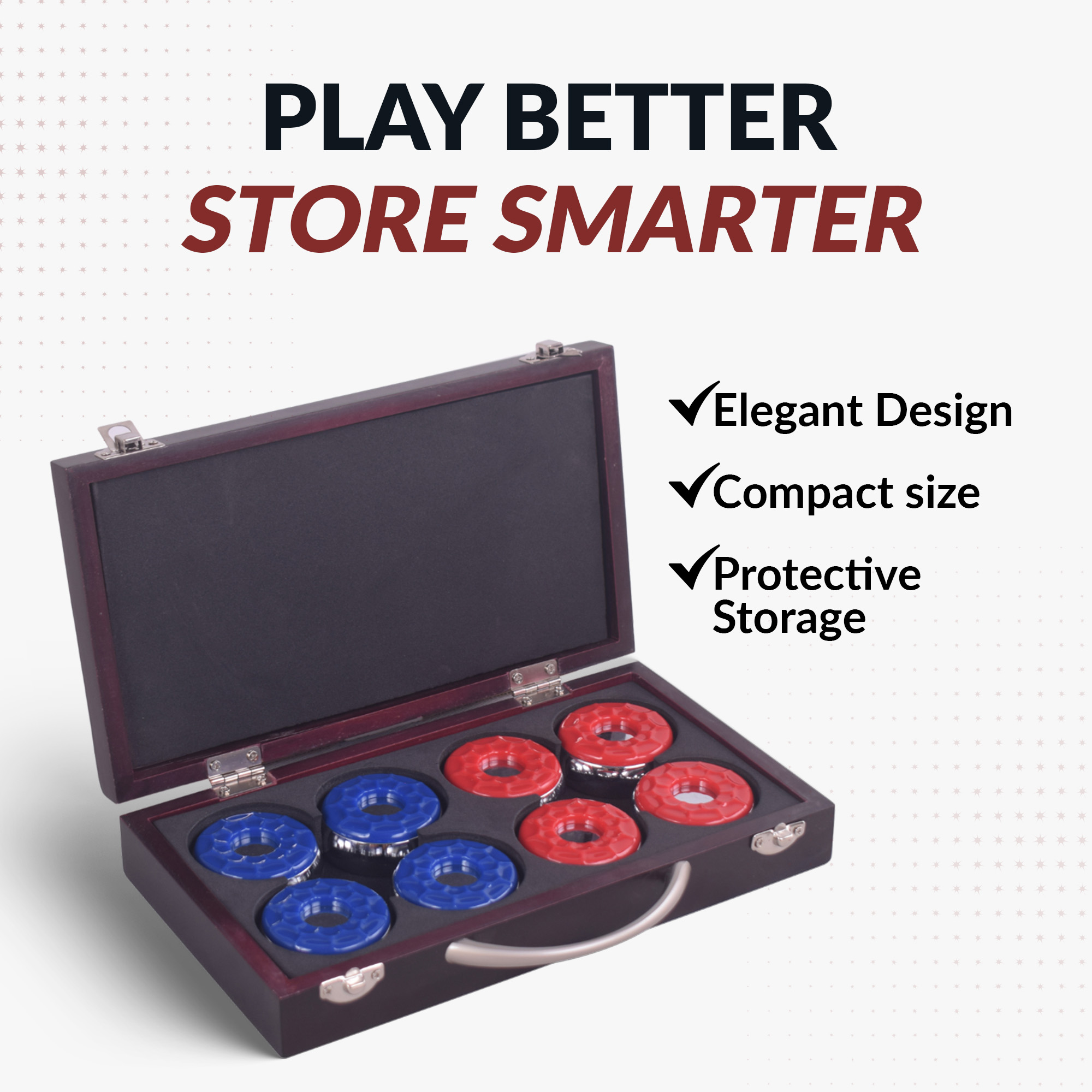 Shuffleboard Pucks with Case - Set of 8 | BG1223 image 7